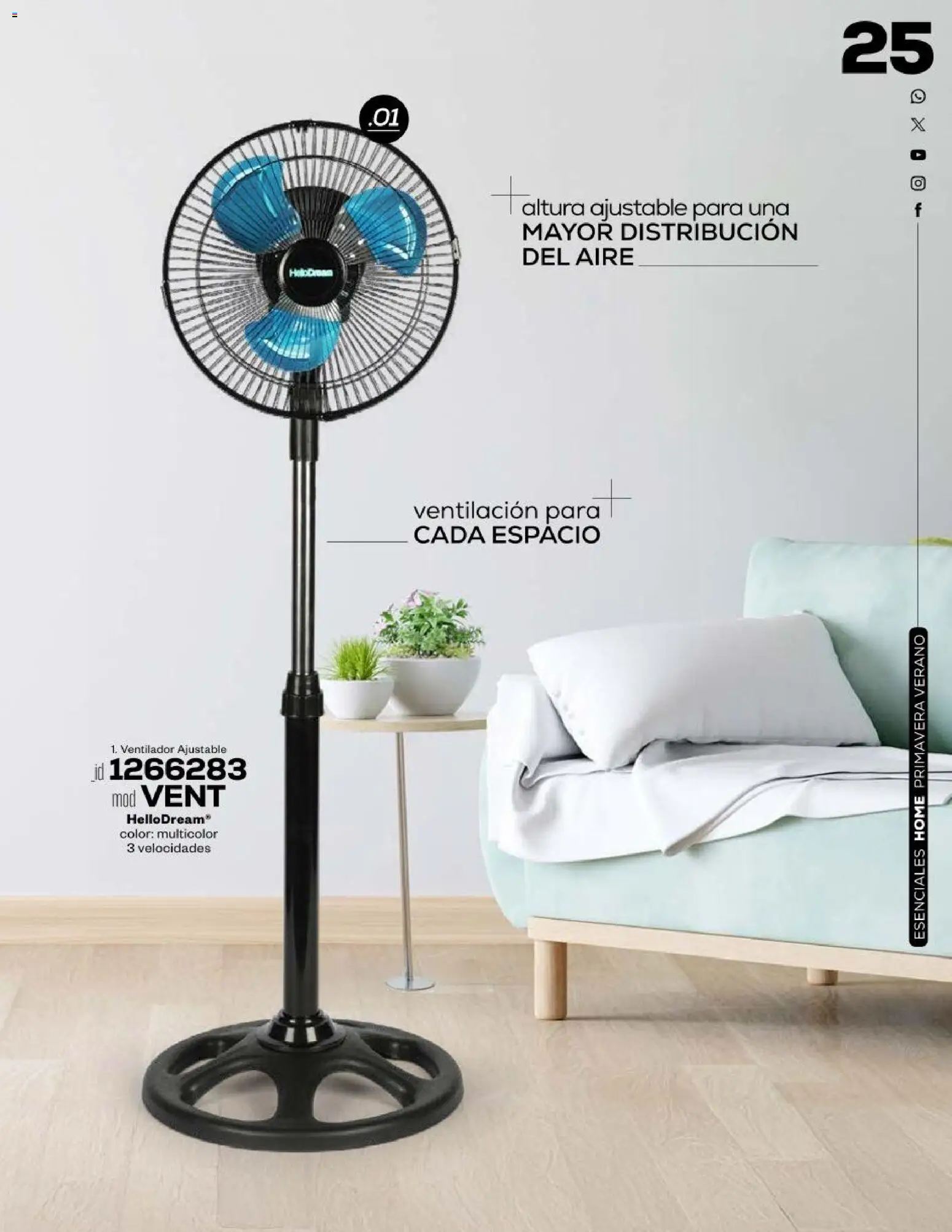 Nuevas ofertas de Price Shoes válidas en toda la República Mexicana desde el 04.05.2026. ¡Encuentra las mejores ofertas en Price Shoes catálogo Esenciales Home! | Página: 25 | Productos: Ventilador