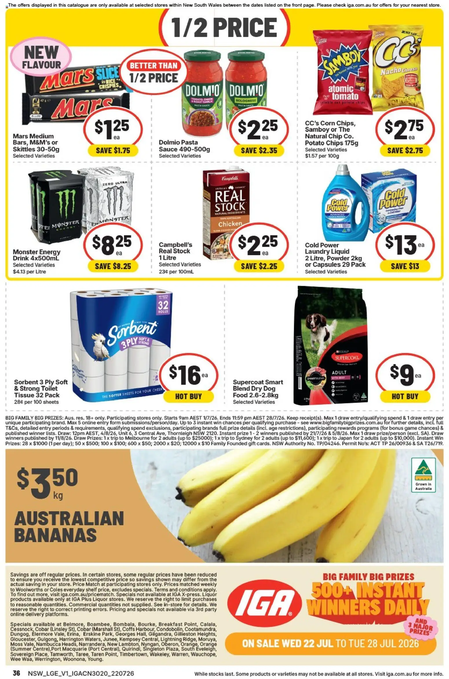 IGA catalogue - valid from 28/07/2026 | Page: 10 | Products: Shelf, Powder, Cheese, Sauce