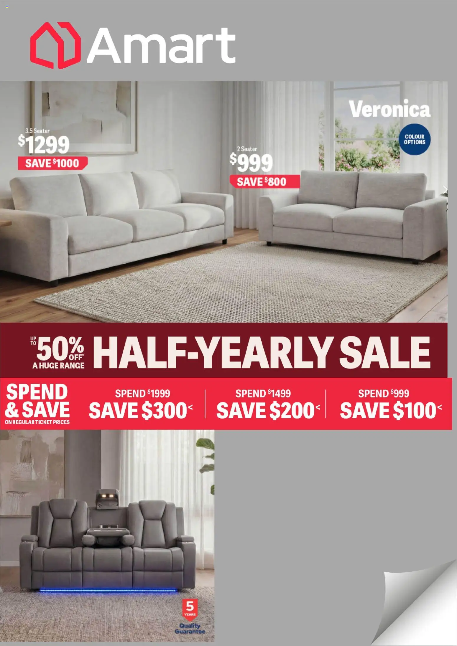 Amart Furniture weekly catalogue from 17/07/2026 catalogue cover