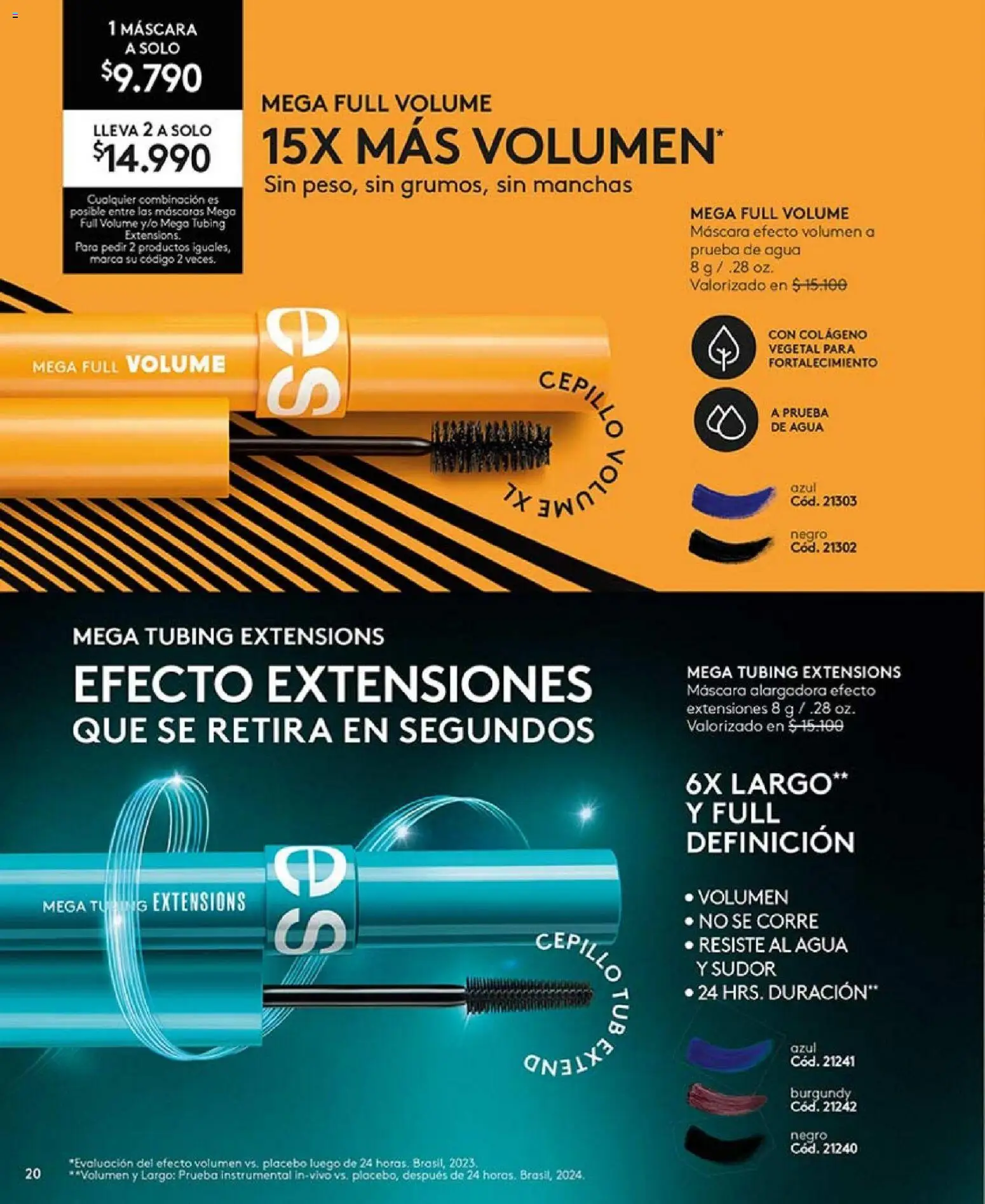 Catálogo Ésika Campaña 4 │ válido desde el 15.02.2026 | Página: 20 | Productos: Agua, Cepillo, Máscara