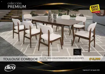 Vista previa de Muebles Dico catálogo Colección Premium, nuevo folleto de la tienda, válido en México a partir del 01/08/2026 | Página: 29