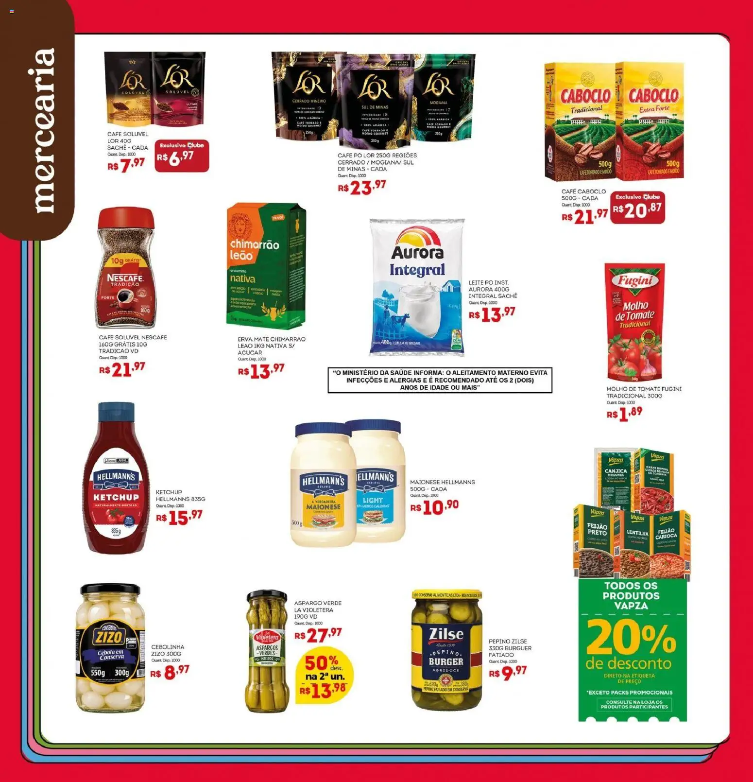 Bistek Supermercados Folheto - válido de 23/09/2026 | Página: 2 | Produtos: Tomate, Leite, Maionese, Leite em pó