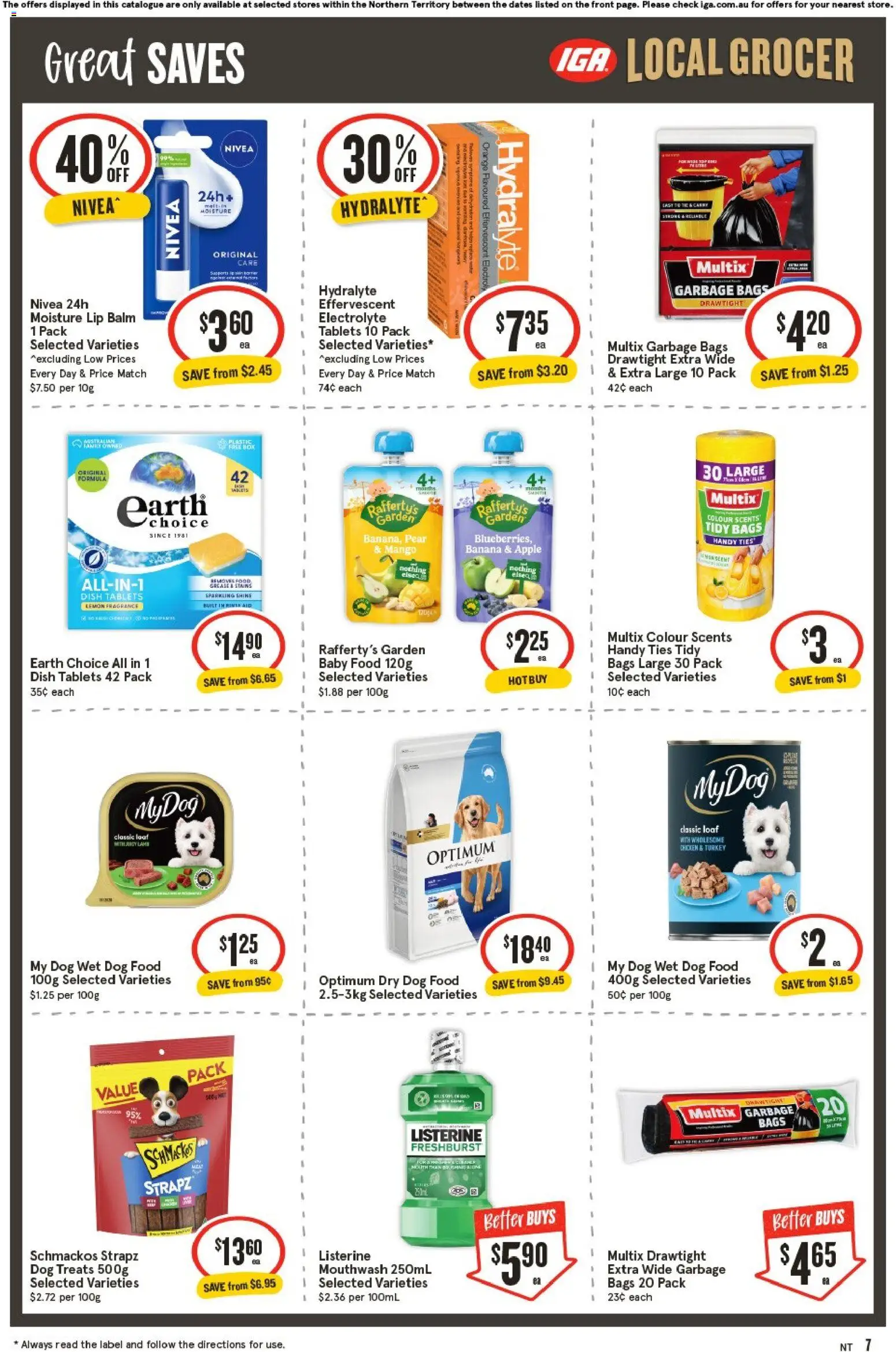 IGA catalogue - valid from 15.04.2026 | Page: 7 | Products: Baby food, Lemon, Turkey, Tablets
