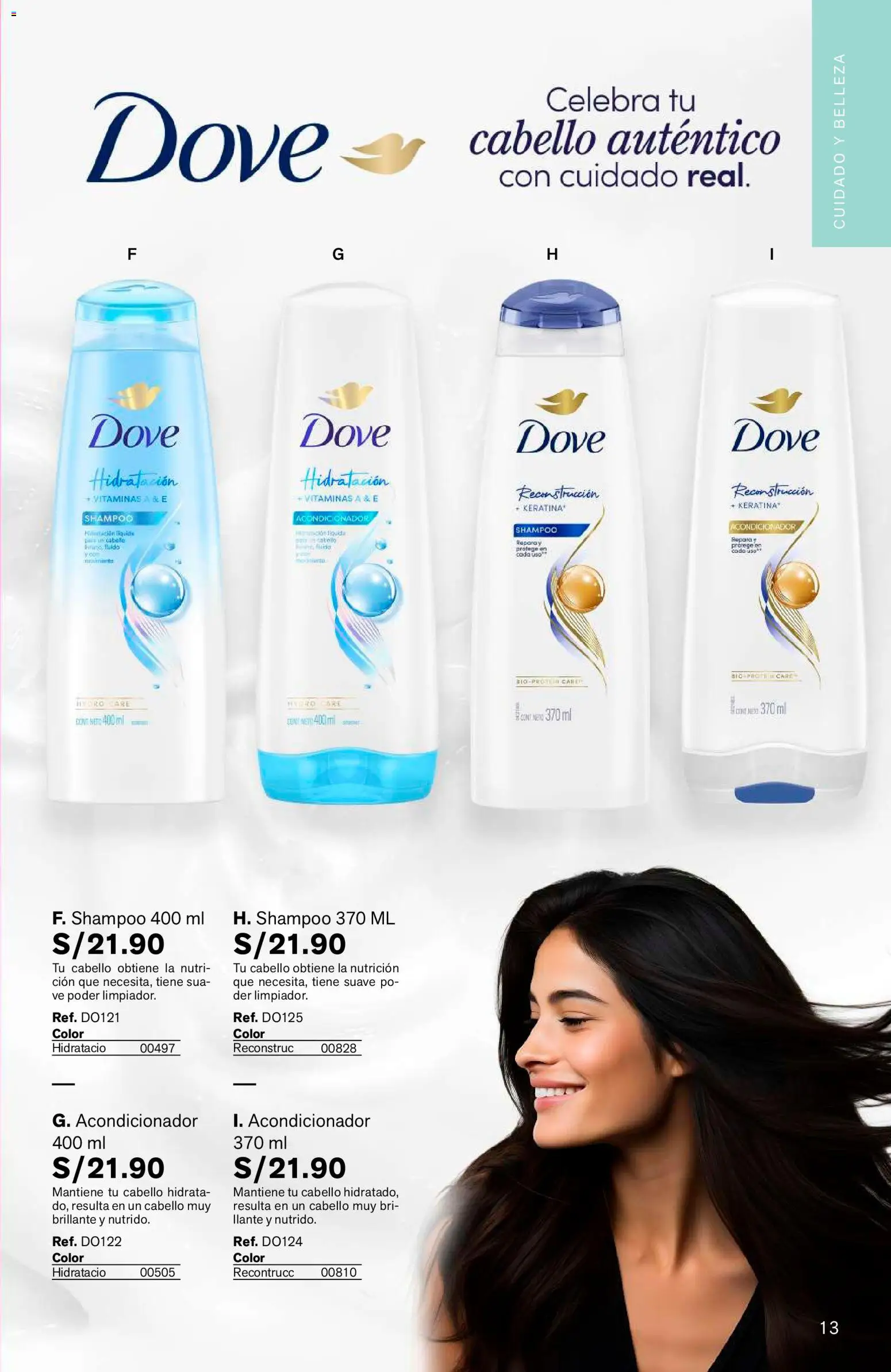 Catálogo Leonisa válido desde 04/08/2026 | Página: 13 | Productos: Shampoo, Acondicionador