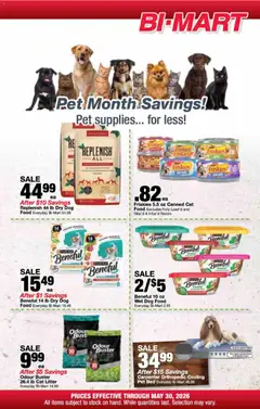 Preview of Bi-Mart weekly ads valid from 04.05.2026