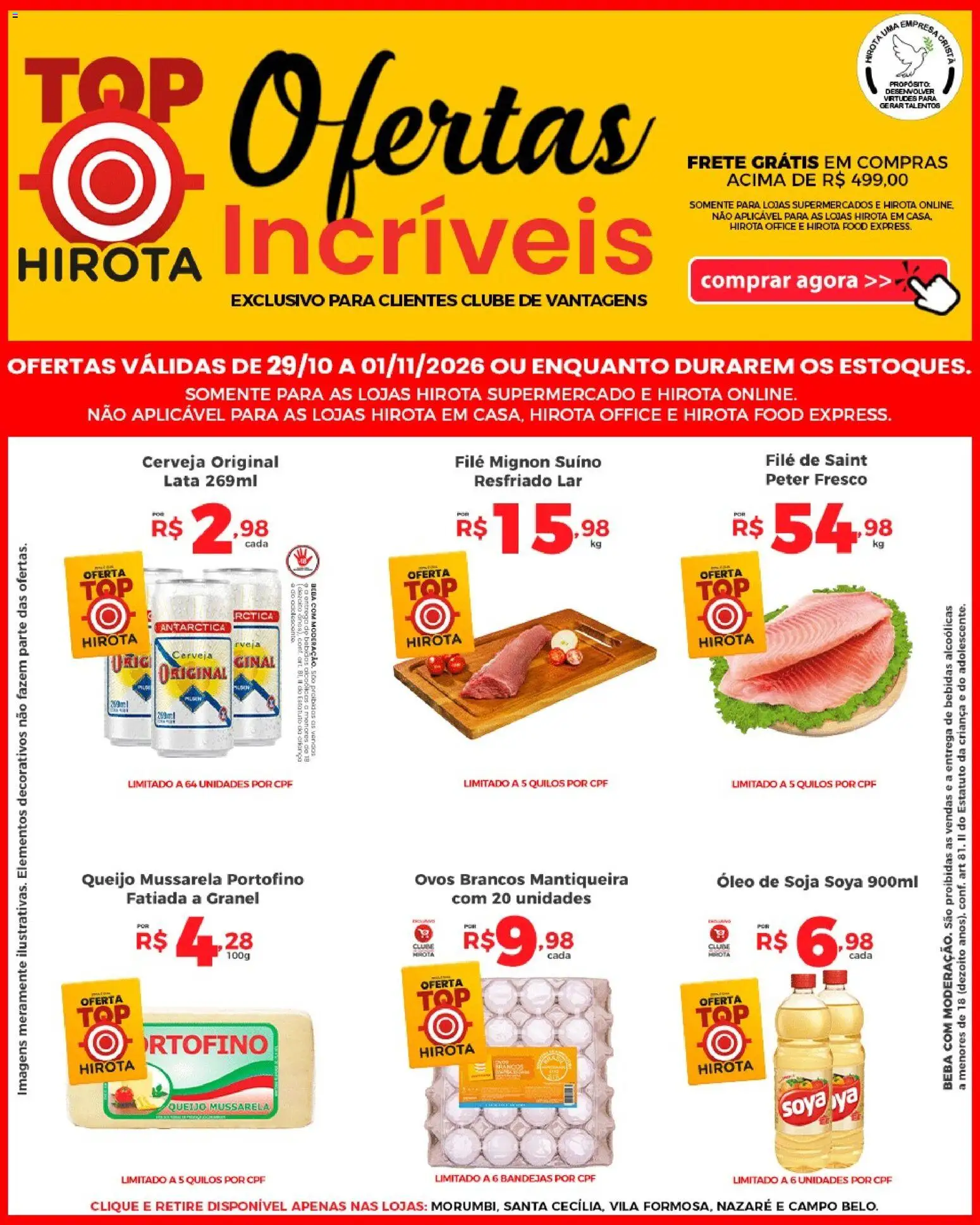 Hirota Food Folheto - válido de 29/10/2026 | Página: 1