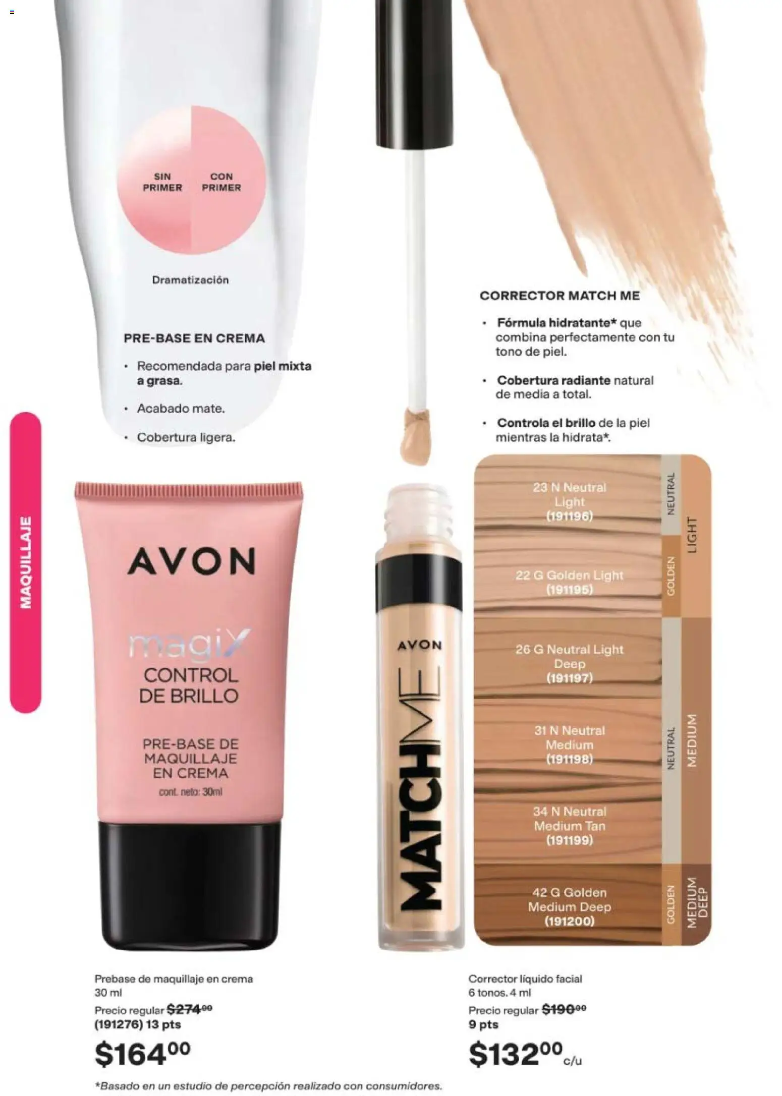 Nuevas ofertas de AVON válidas en toda la República Mexicana desde el 24.04.2026. ¡Encuentra las mejores ofertas en AVON campaña 7 2026! | Página: 40 | Productos: Crema, Radiante, Maquillaje, Corrector