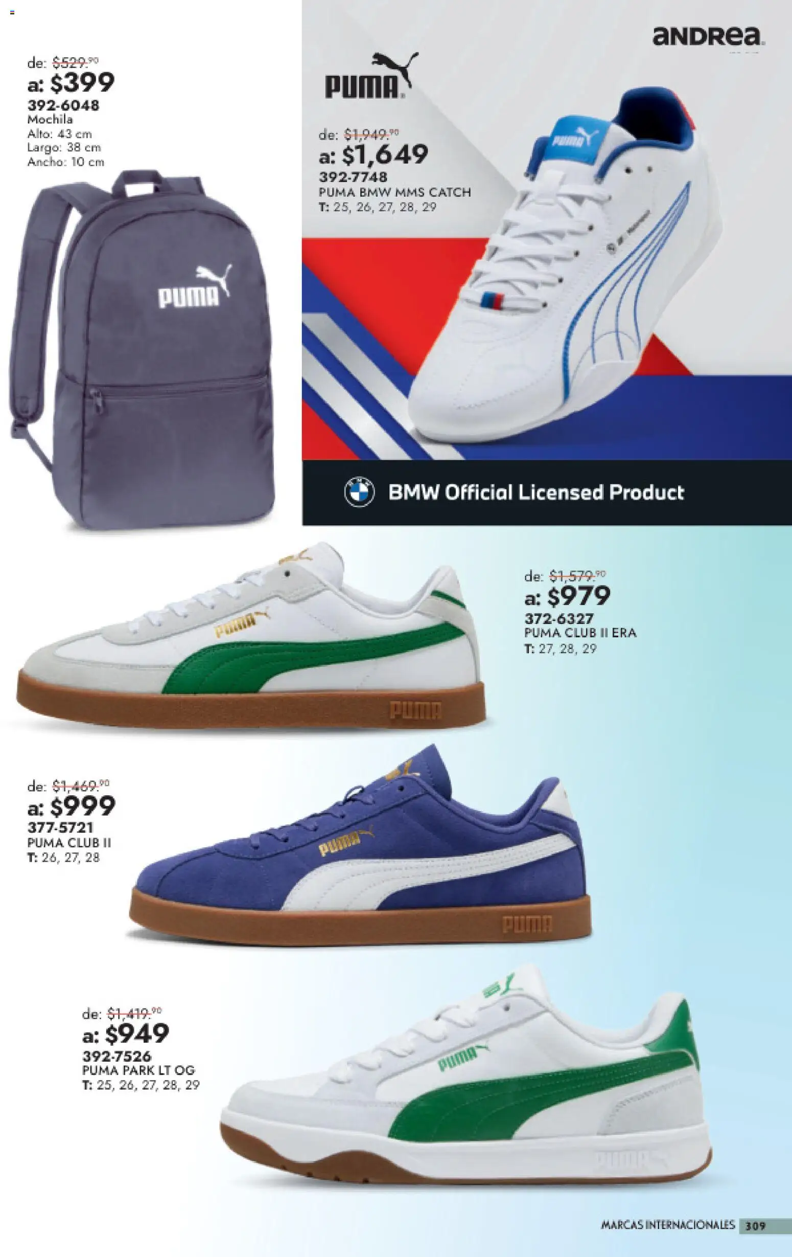 Nuevas ofertas de Andrea válidas en toda la República Mexicana desde el 26/07/2026. ¡Encuentra las mejores ofertas en Andrea catálogo Outlet! | Página: 309