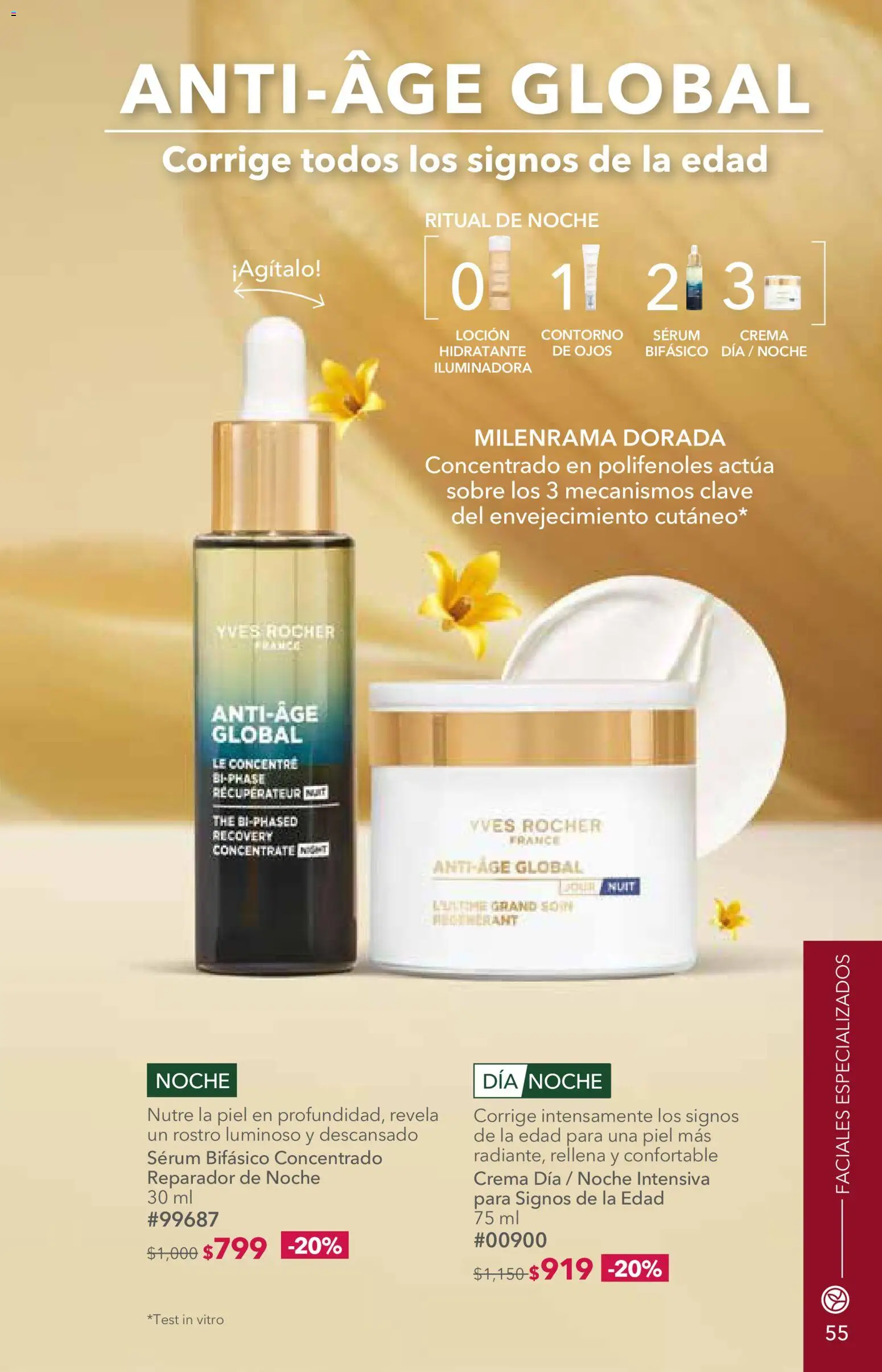 Nuevas ofertas de Yves Rocher válidas en toda la República Mexicana desde el 06/10/2026. ¡Encuentra las mejores ofertas en Yves Rocher campaña 14 2026! | Página: 57 | Productos: Serum, Crema, Loción, Sobre