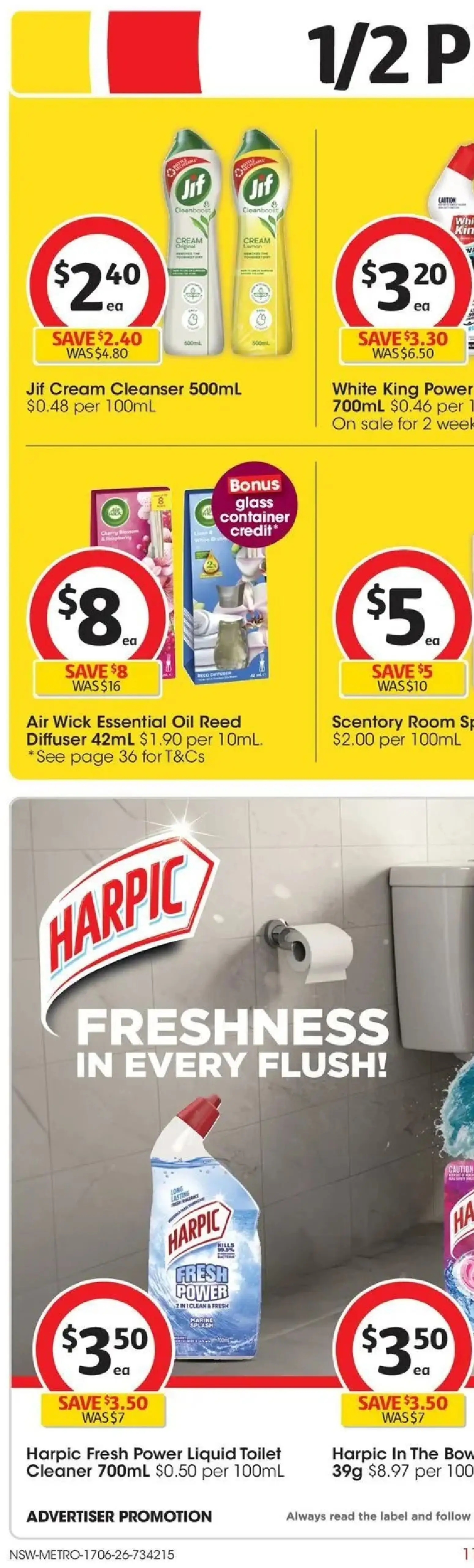 Coles catalogue - valid from 17.06.2026 | Page: 20 | Products: Toilet, Cleaner, Oil, Cream