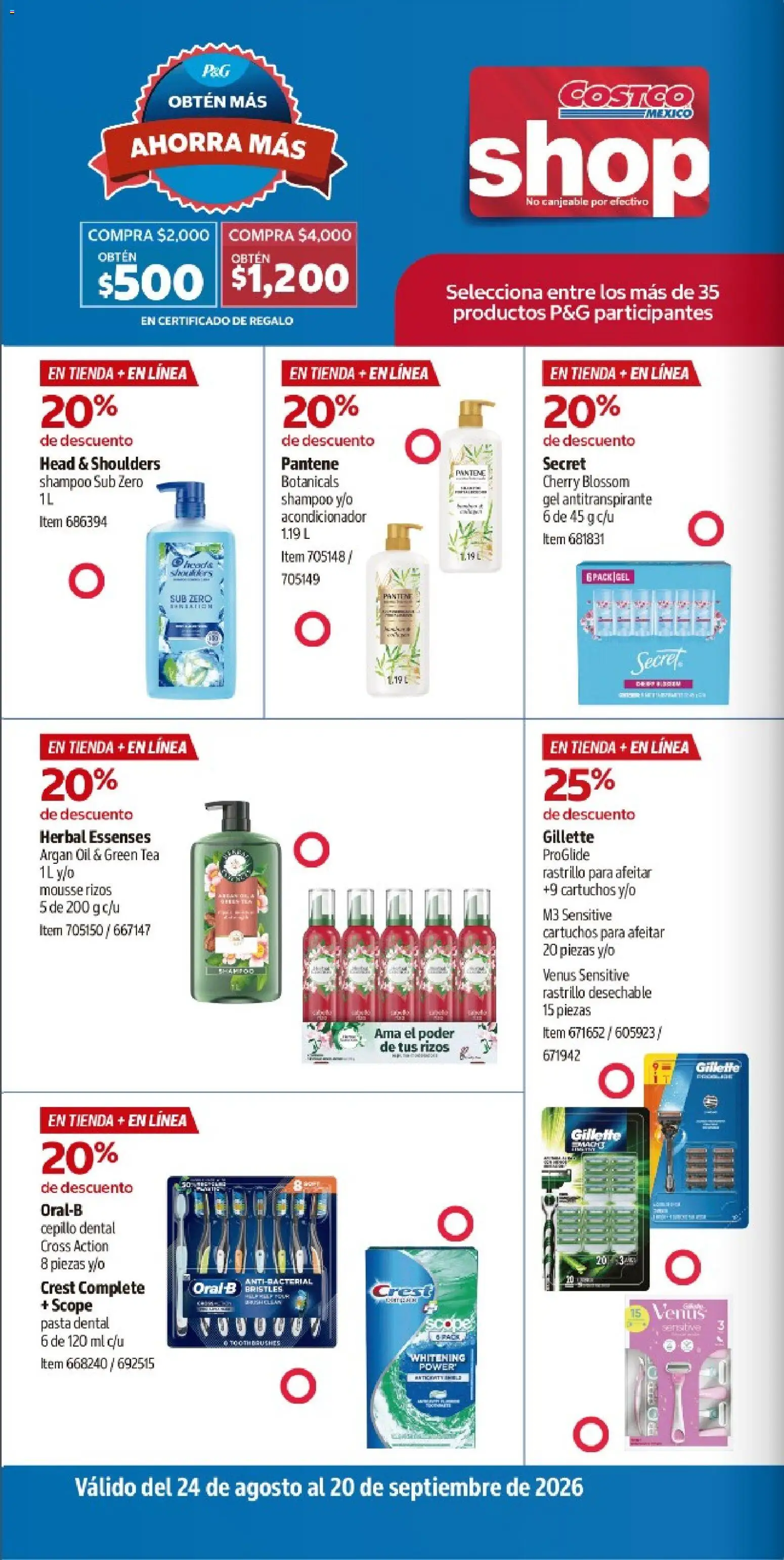 Nuevas ofertas de Costco válidas en toda la República Mexicana desde el 24/08/2026. ¡Encuentra las mejores ofertas en Costco catálogo! | Página: 4