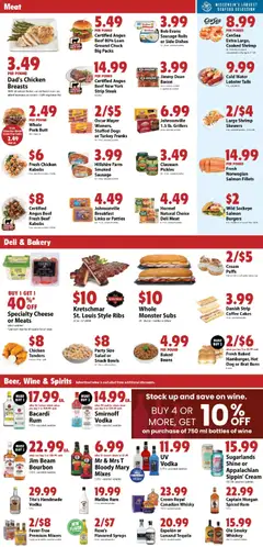 Preview of Festival Foods weekly ads valid from 07/01/2026 | Page: 3 | Products: Cream, Seafood, Sausage, Case
