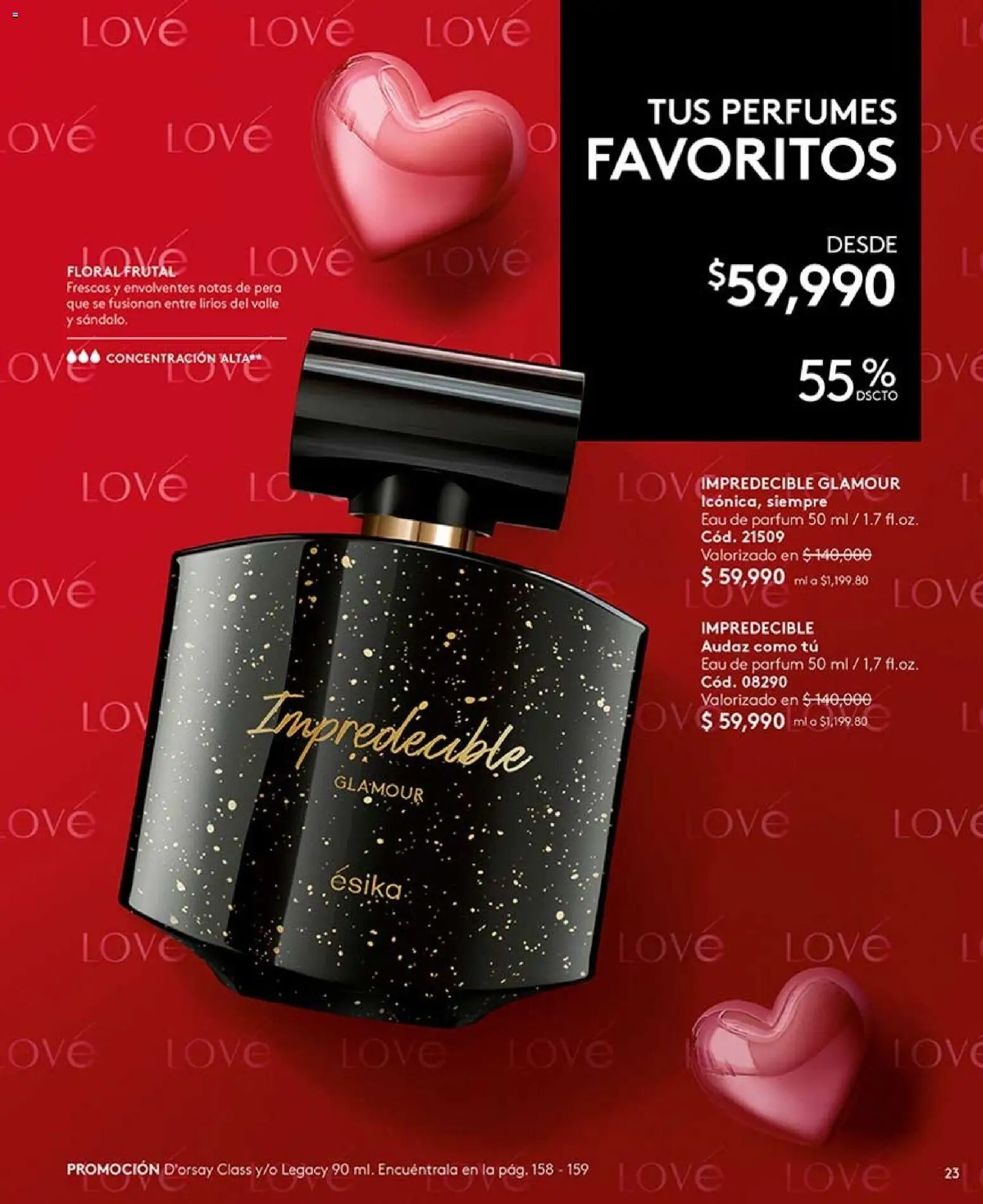 Ésika revista - valida desde el 28/08/2026 | Página: 23 | Productos: Perfumes, Pera