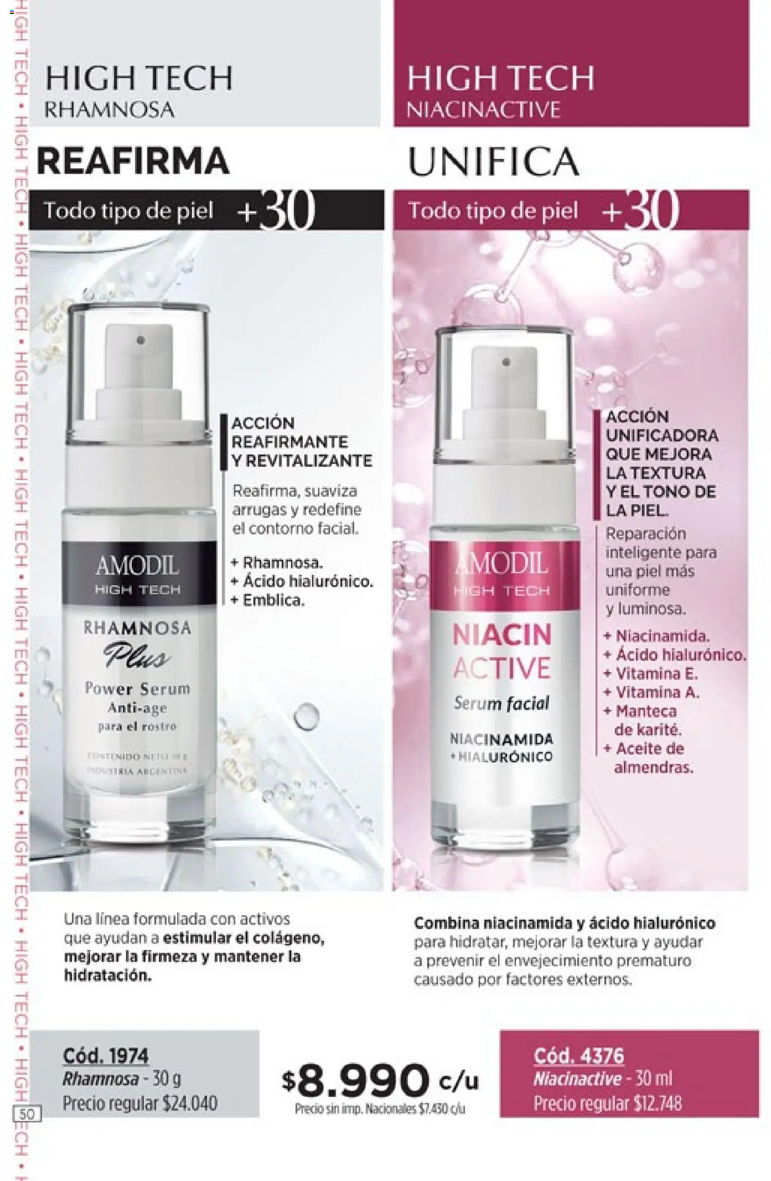 Catálogo Amodil Campaña 16 │ válido desde el 19/09/2026 | Página: 50 | Productos: Aceite, Serum, Contorno, Manteca