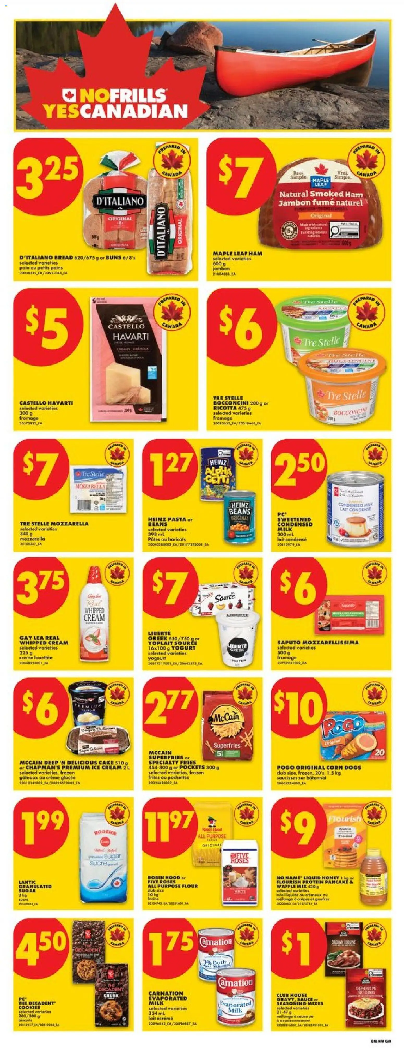 No Frills flyer valid from Oct 1, 2026 | Page: 10 | Products: Sugar, Honey, Biscuits, Milk