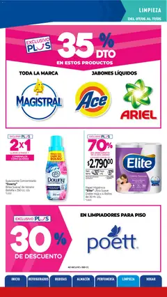 Vista previa La Anonima catálogo válido desde el 07.05.2026 | Página: 30 | Productos: Papel higiénico, Perfume, Bolso, Suavizante