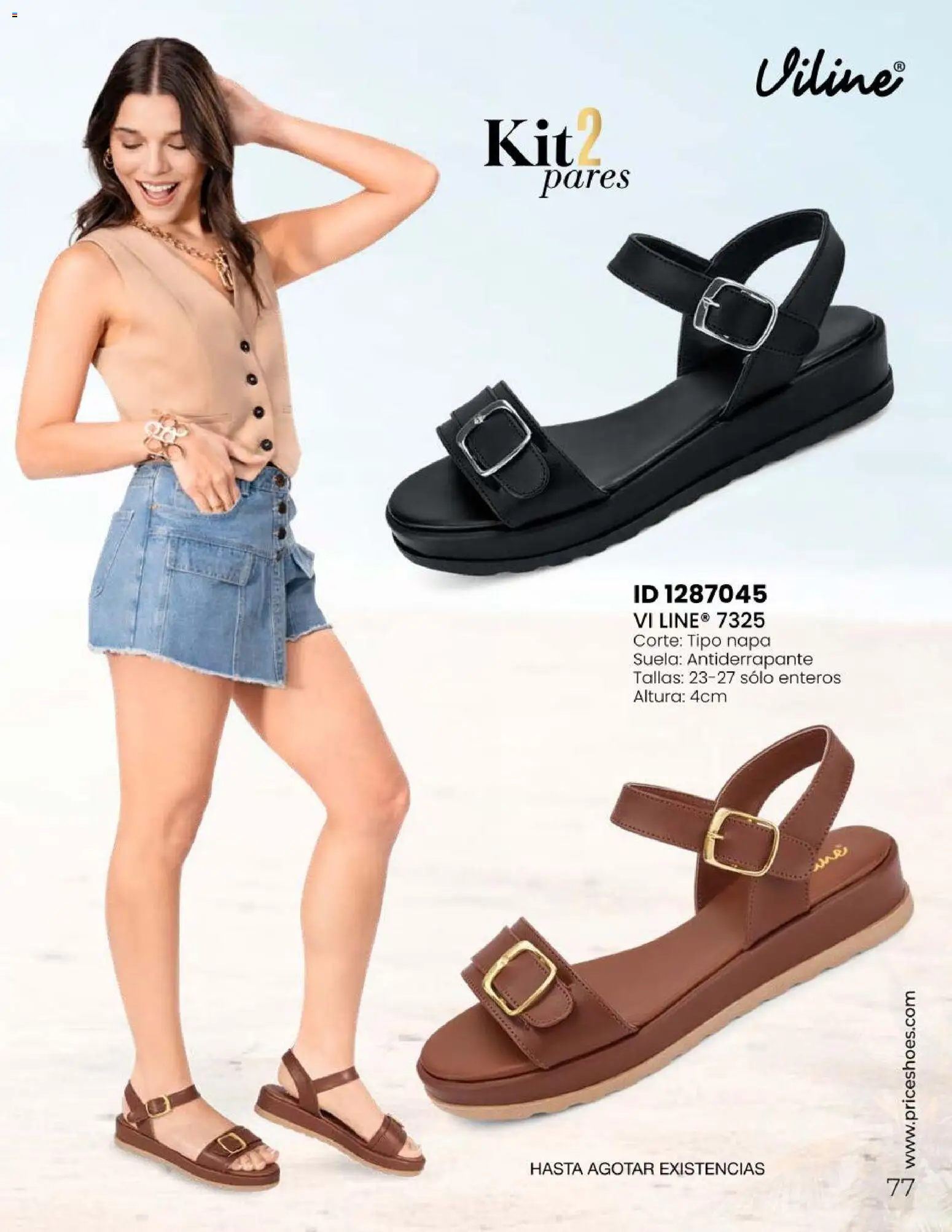 Nuevas ofertas de Price Shoes válidas en toda la República Mexicana desde el 06.05.2026. ¡Encuentra las mejores ofertas en Price Shoes catálogo Todo en uno! | Página: 77