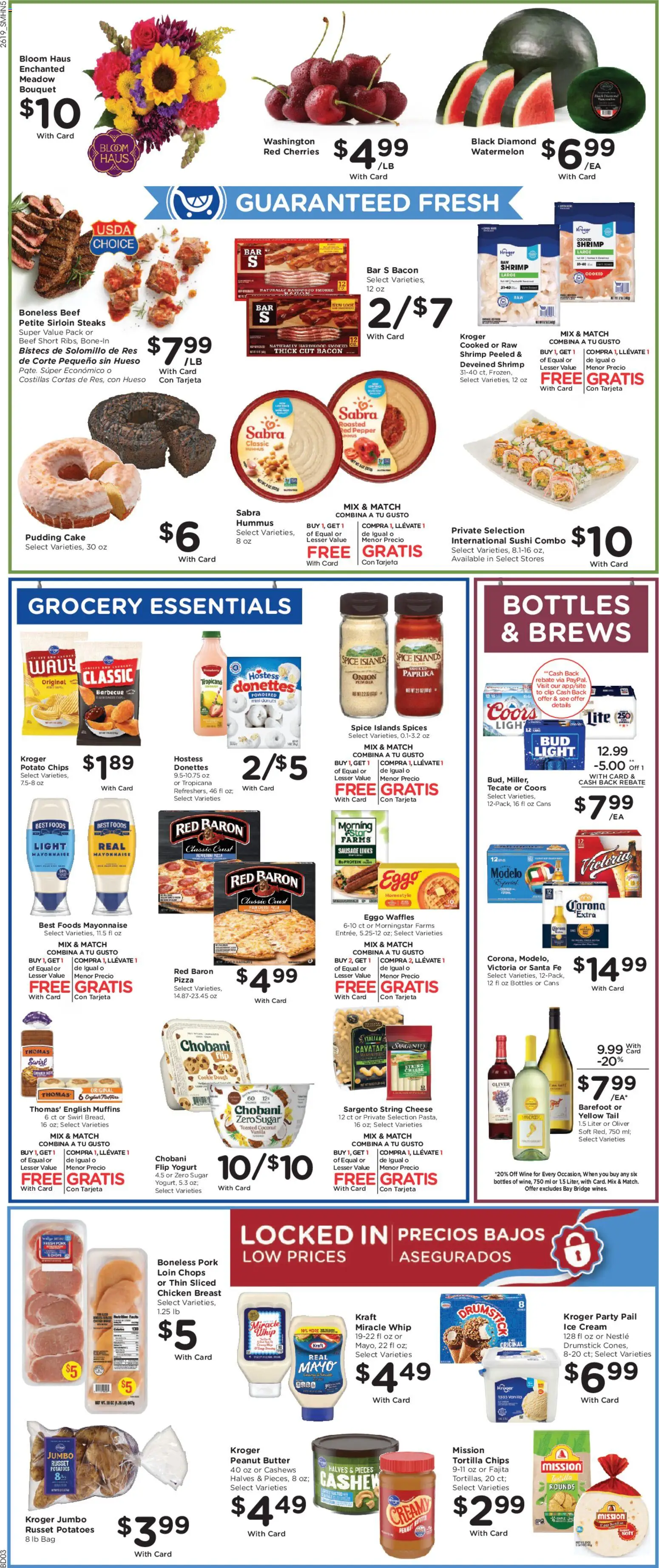 Smith's Weekly Ad - NM - valid from 10.06.2026 | Page: 7 | Products: Wine, Pork, Cream, Ice cream