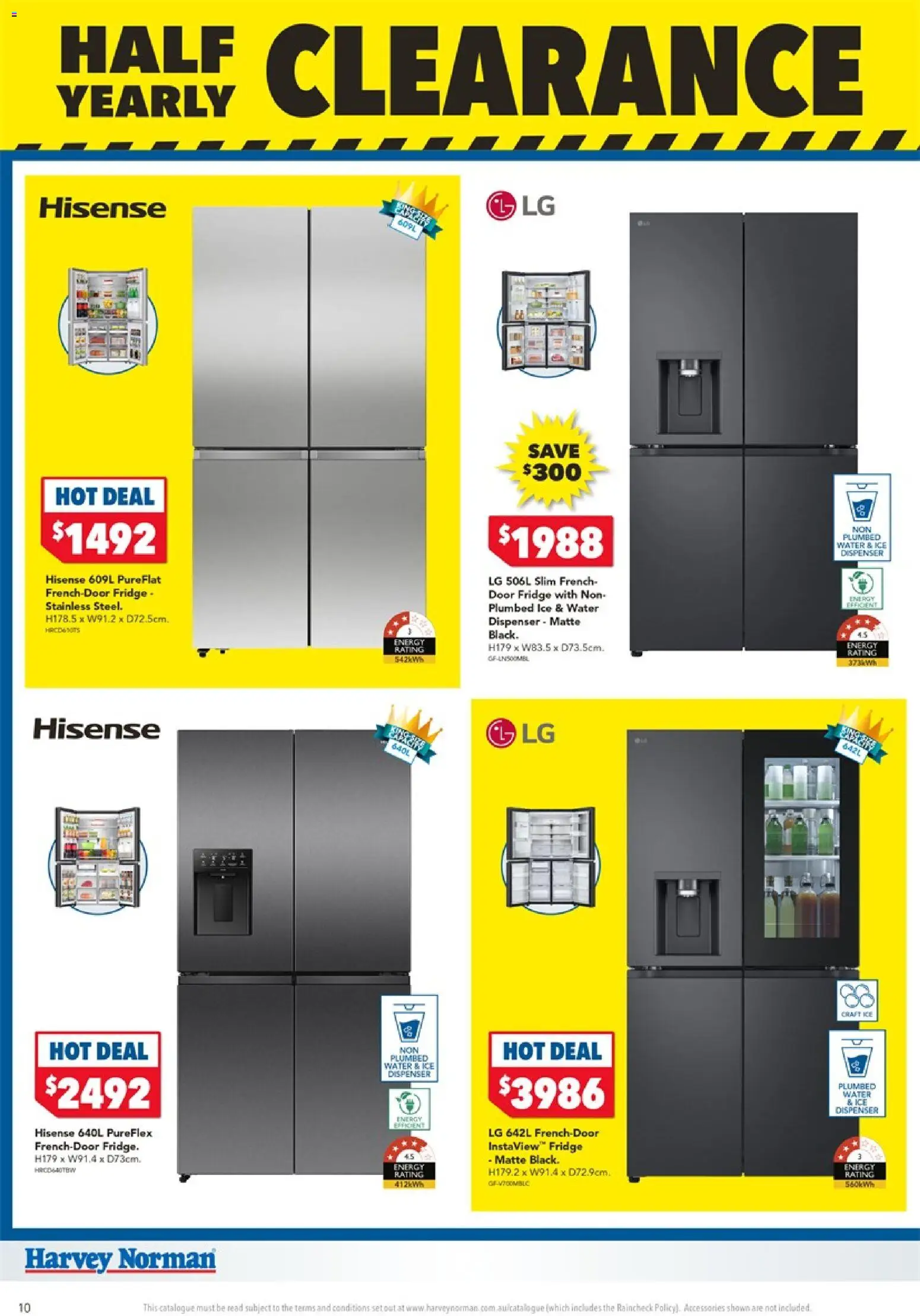 Harvey Norman catalogue - valid from 04.06.2026 | Page: 10 | Products: Door, Water, Accessories, Fridge