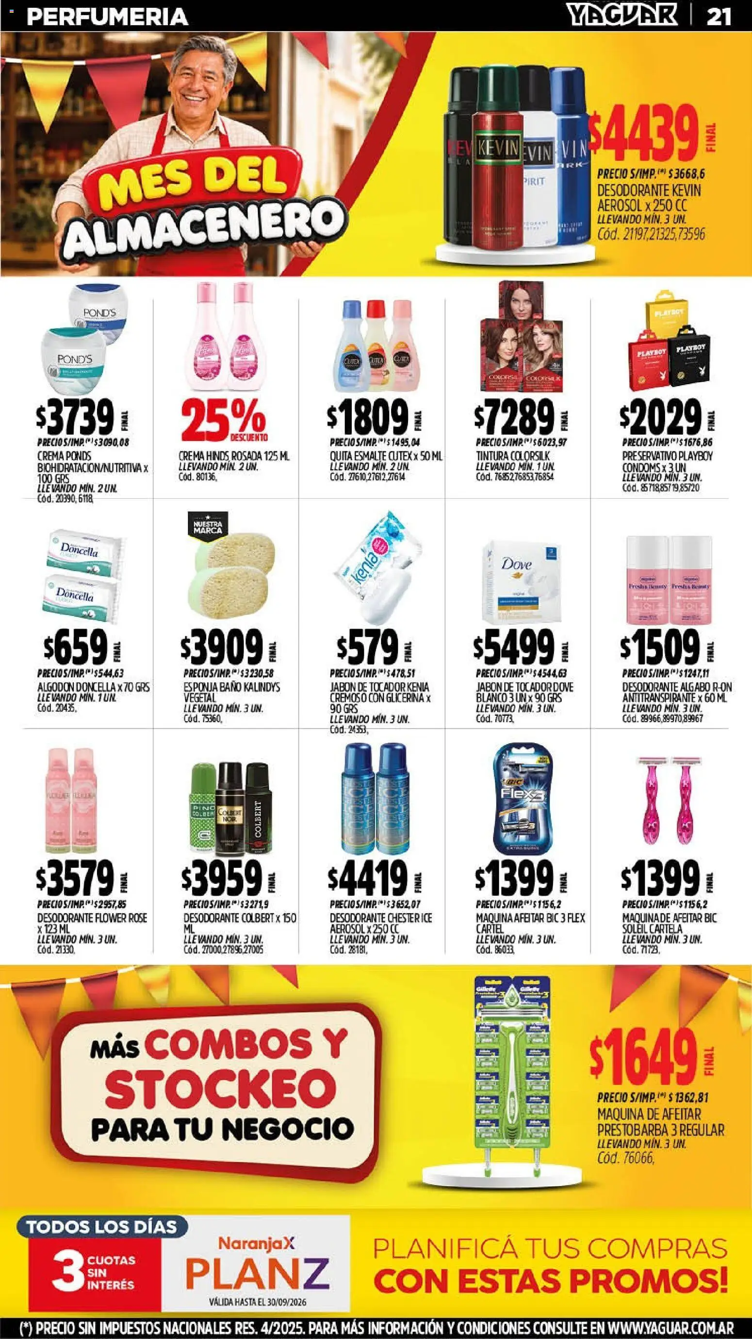Yaguar - Oferta Semanal Santa Fé │ válido desde el 14/09/2026 | Página: 22 | Productos: Ron, Baño, Tintura, Esponja