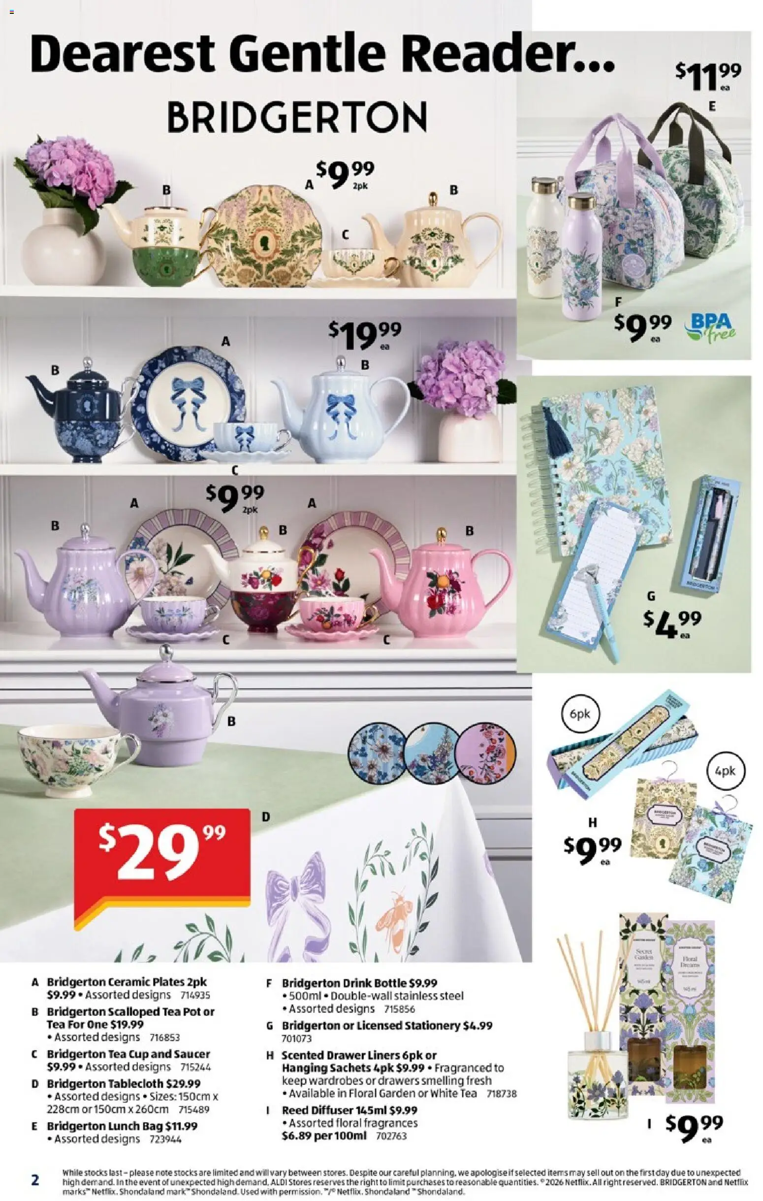 Aldi catalogue - valid from 29.04.2026 | Page: 2 | Products: Drawer, Pot, Tea, Bag