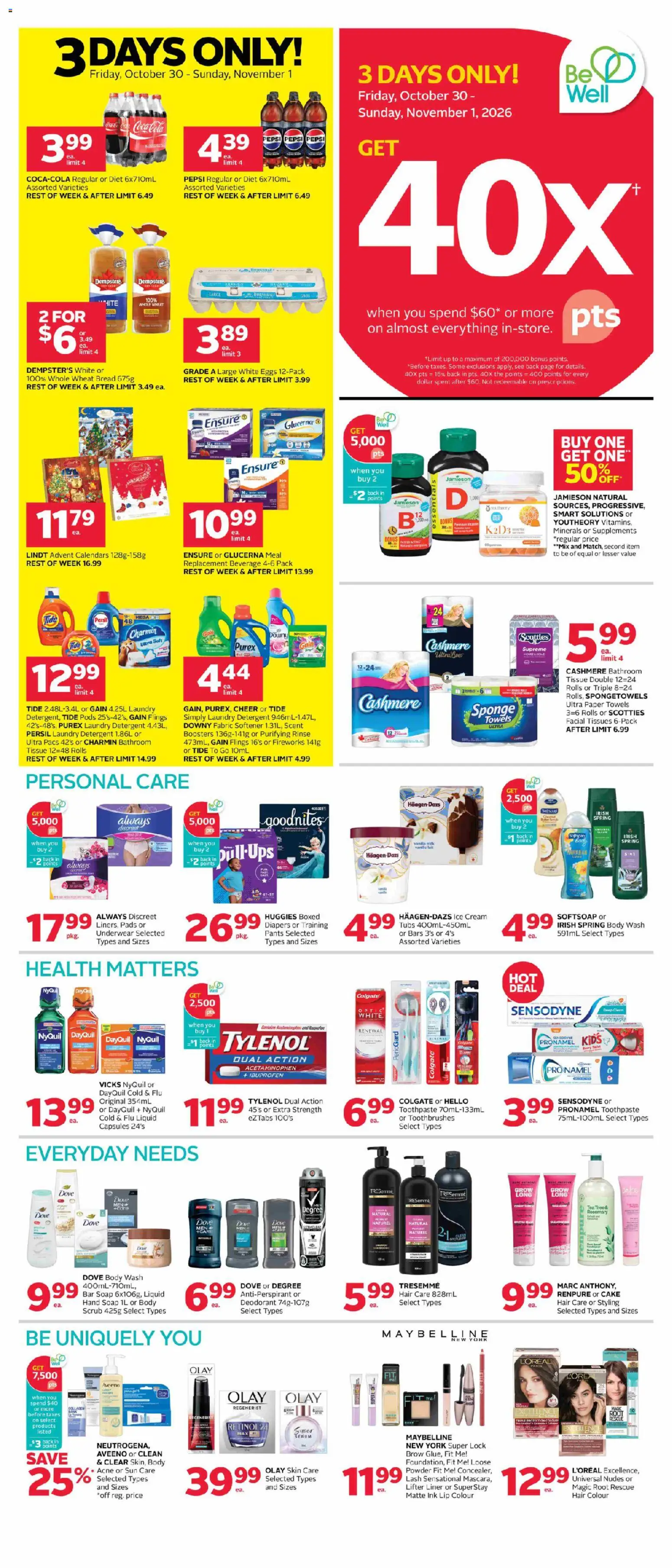 Rexall flyer valid from Oct 30, 2026 | Page: 3