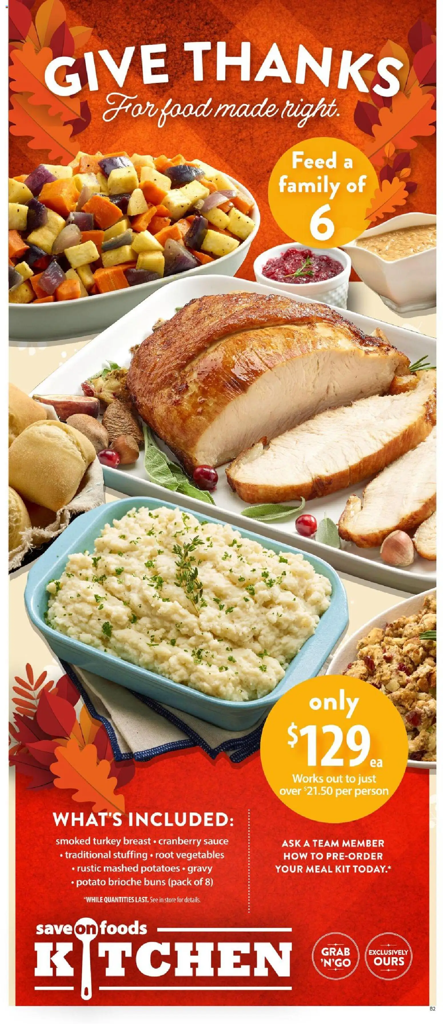 Save on foods flyer valid from Oct 1, 2026 | Page: 13