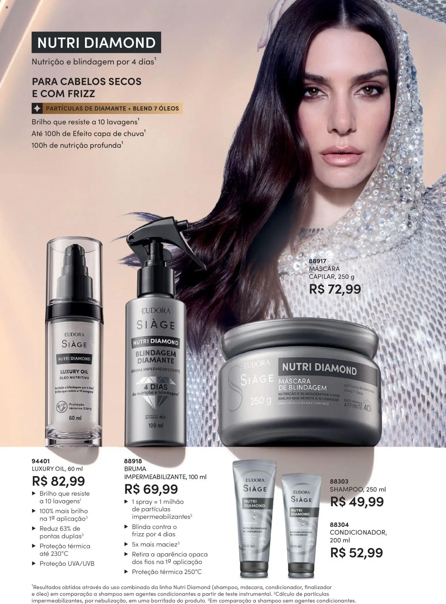 Eudora Folheto - válido de 15/07/2026 | Página: 89 | Produtos: Shampoo, Impermeabilizante, Óleo