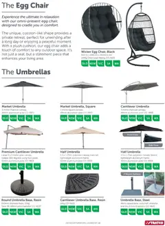 Preview of Stratco Outdoor Furniture Lookbook - valid from 04.12.2025 | Page: 15 | Products: Chair, Outdoor furniture, Umbrella