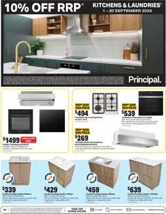 Preview of Mitre 10 catalogue - valid from 09/09/2026 | Page: 14 | Products: Door, Oven, Cooktop, Fan