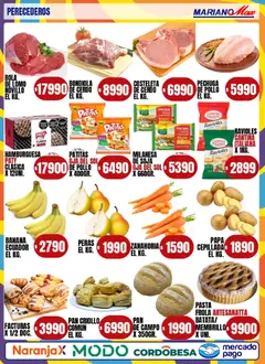 Vista previa Mariano Max - Catálogo válido desde el 07/07/2026 | Página: 4 | Productos: Banana, Pan, Ravioles, Zanahoria