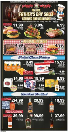 Preview of Piggly Wiggly weekly ads valid from 06/17/2026 | Page: 2 | Products: Cheese, Beer, Bourbon, Mango