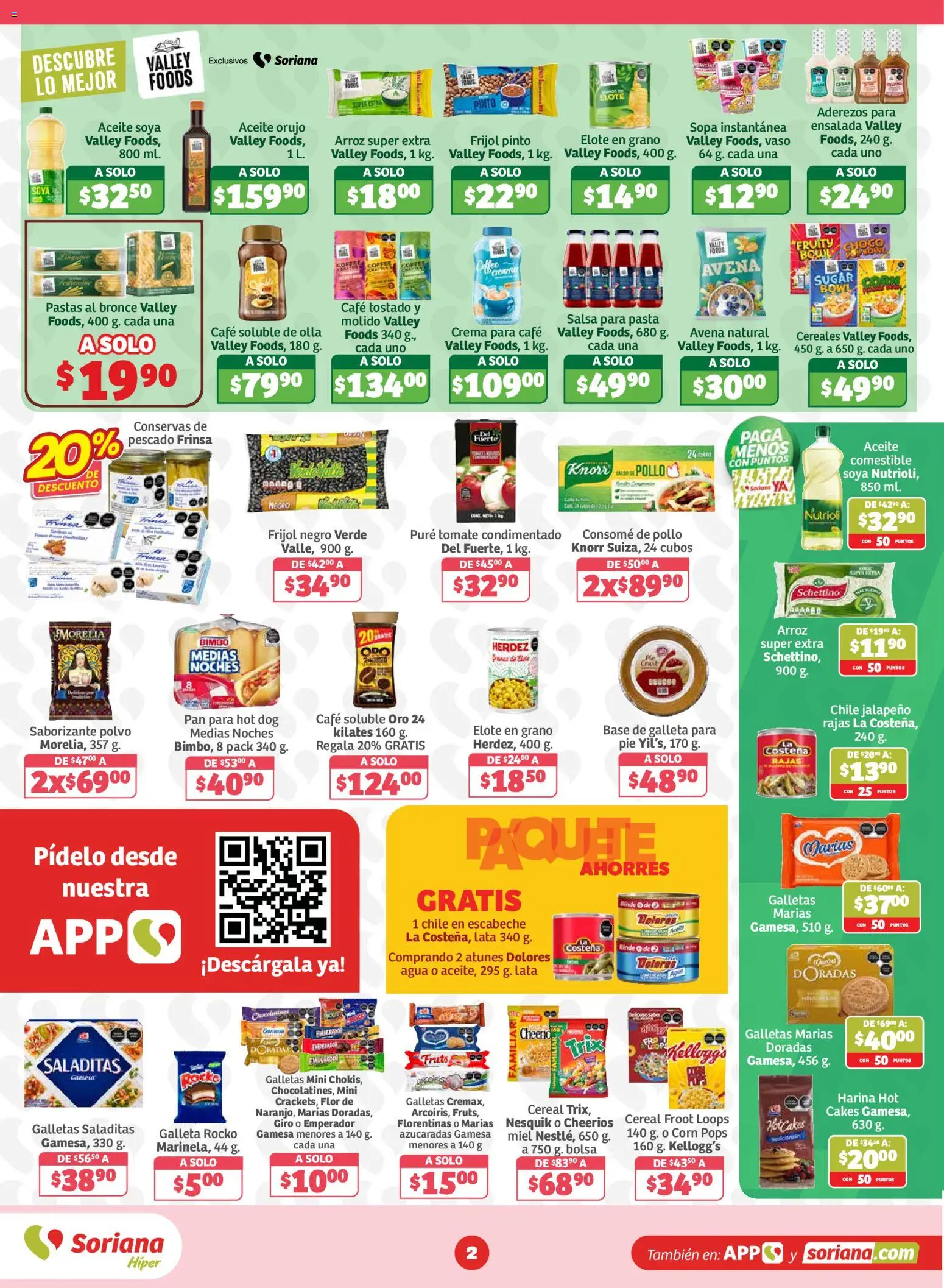 Nuevas ofertas de Soriana válidas en toda la República Mexicana desde el 16/10/2026. ¡Encuentra las mejores ofertas en Soriana folleto! | Página: 2