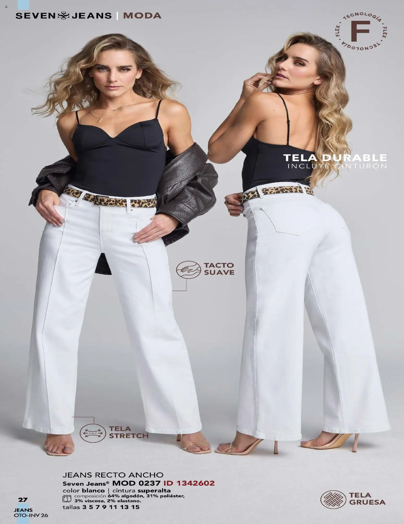 Nuevas ofertas de Price Shoes válidas en toda la República Mexicana desde el 03/08/2026. ¡Encuentra las mejores ofertas en Price Shoes catálogo Seven Jeans! | Página: 27 | Productos: Cinturón