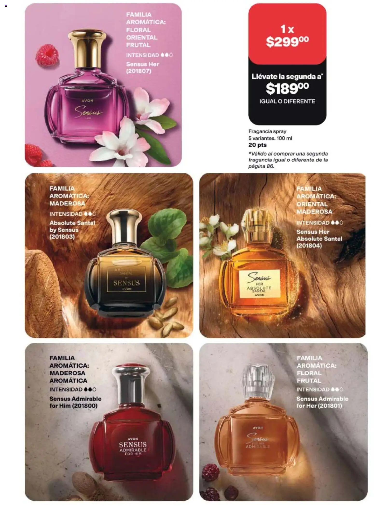 Nuevas ofertas de AVON válidas en toda la República Mexicana desde el 31/07/2026. ¡Encuentra las mejores ofertas en AVON campaña 12 2026! | Página: 83 | Productos: Fragancia