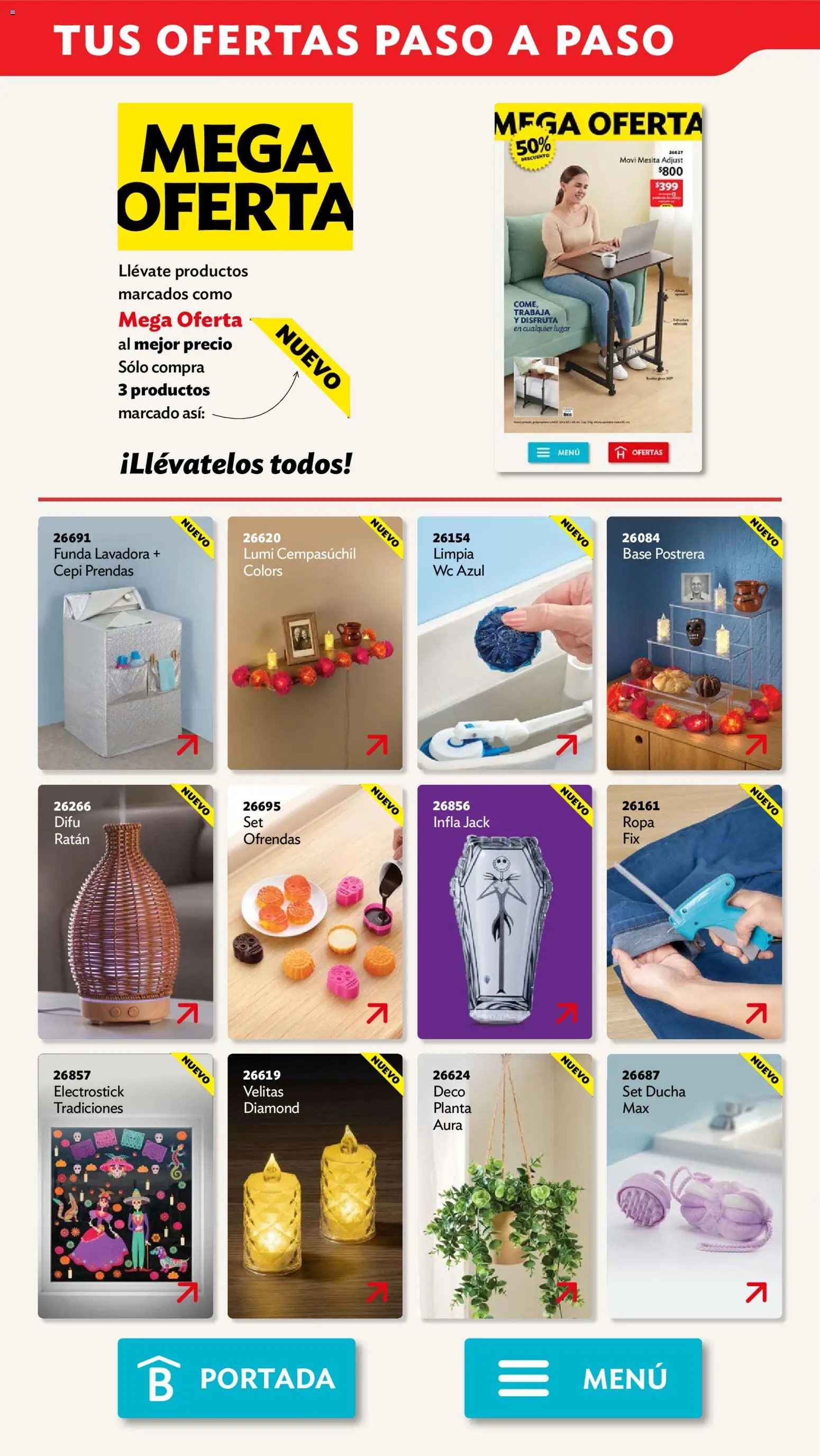 Nuevas ofertas de Betterware válidas en toda la República Mexicana desde el 28/09/2026. ¡Encuentra las mejores ofertas en Betterware campaña 10 2026! | Página: 116