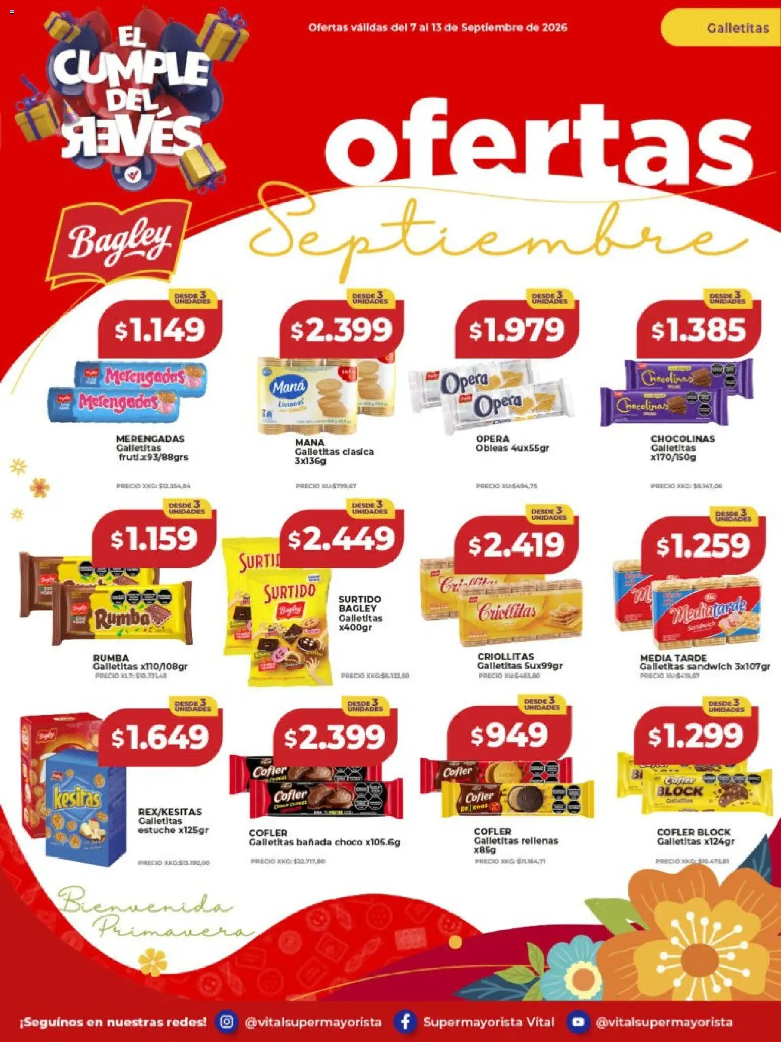 Vital - Ofertas │ válido desde el 07/09/2026 | Página: 25 | Productos: Galletitas, Estuche