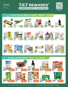 Preview of T&T Supermarket - Benefit In-store flyer from shop T&T Supermarket valid from Sep 18, 2026