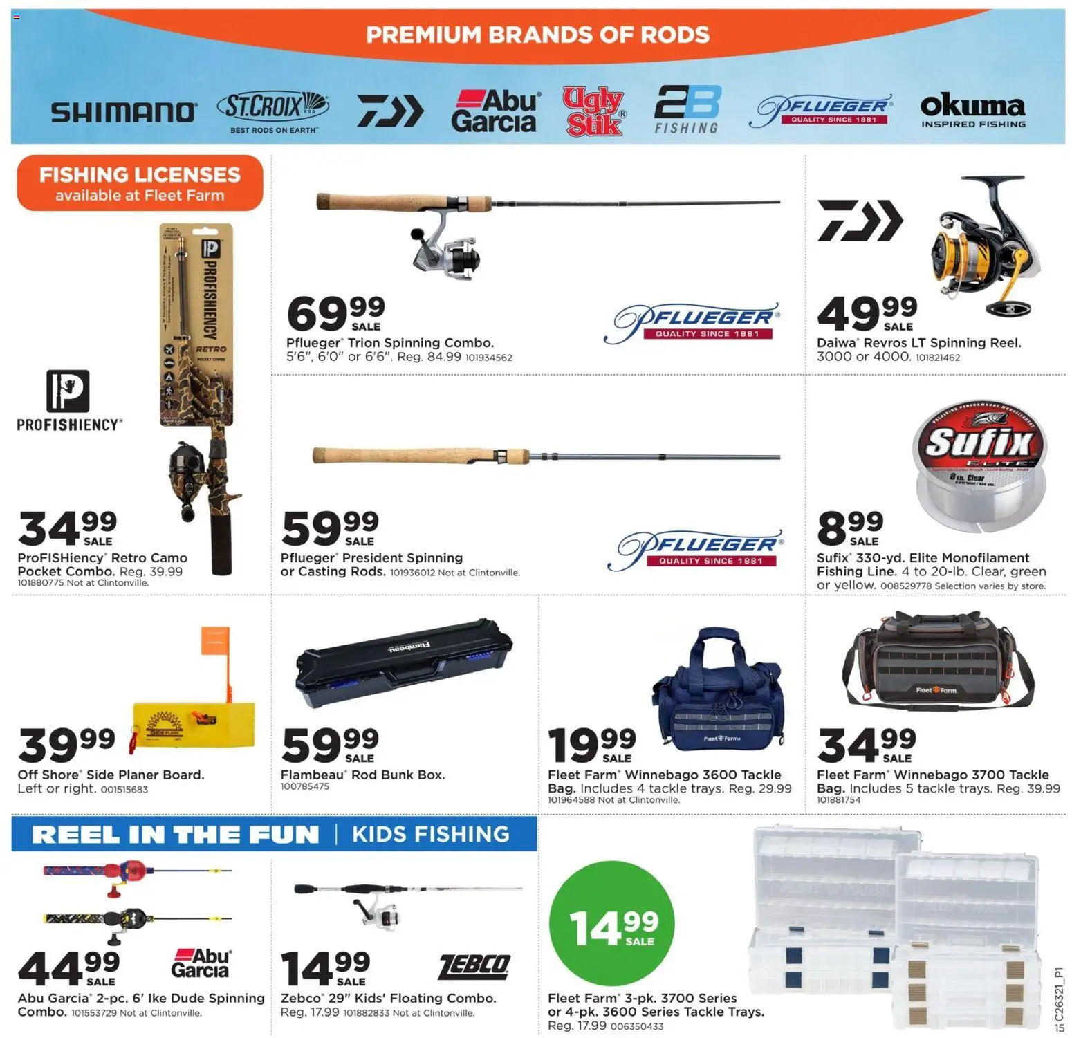 Mills Fleet Farm Weekly Ad - valid from 08/03/2026 | Page: 20 | Products: Rod