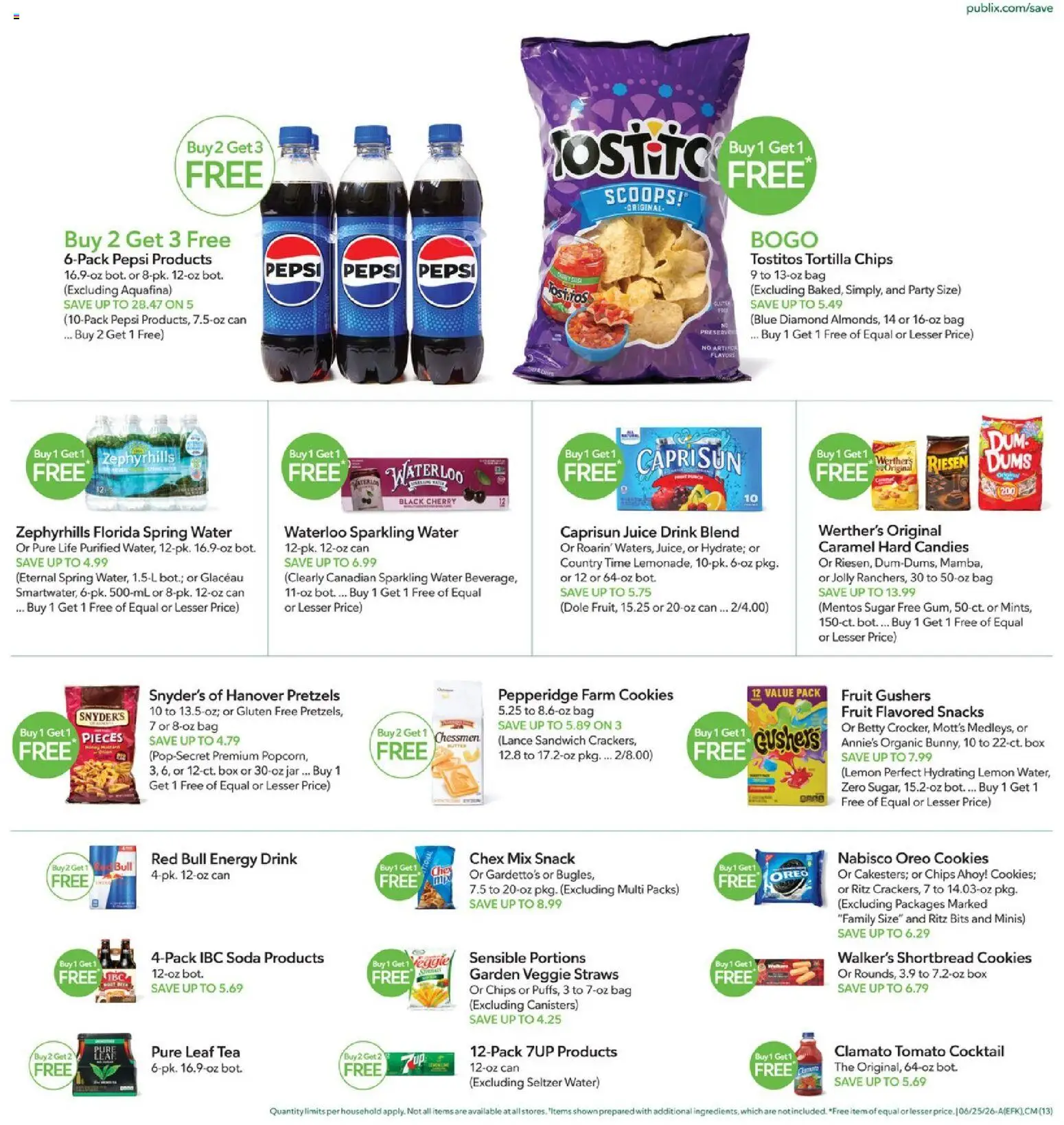 Publix Weekly Ad - valid from 06/24/2026 | Page: 13 | Products: Box, Juice, Candies, Lemon