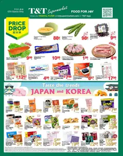 Preview of T&T Supermarket weekly flyer / circulaire from shop T&T Supermarket valid from Jul 31, 2026