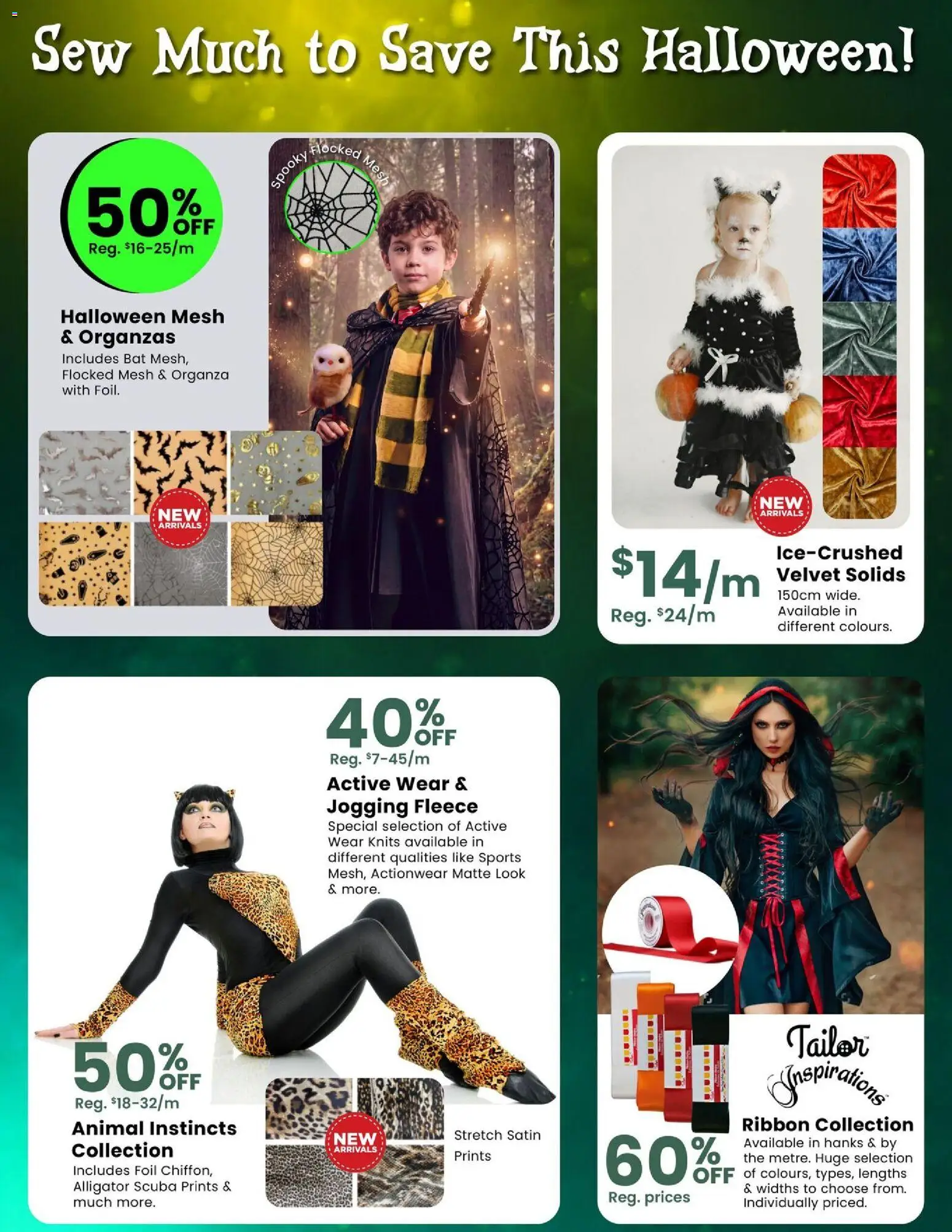 Fabricland flyer valid from Oct 1, 2026 | Page: 3 | Products: Foil