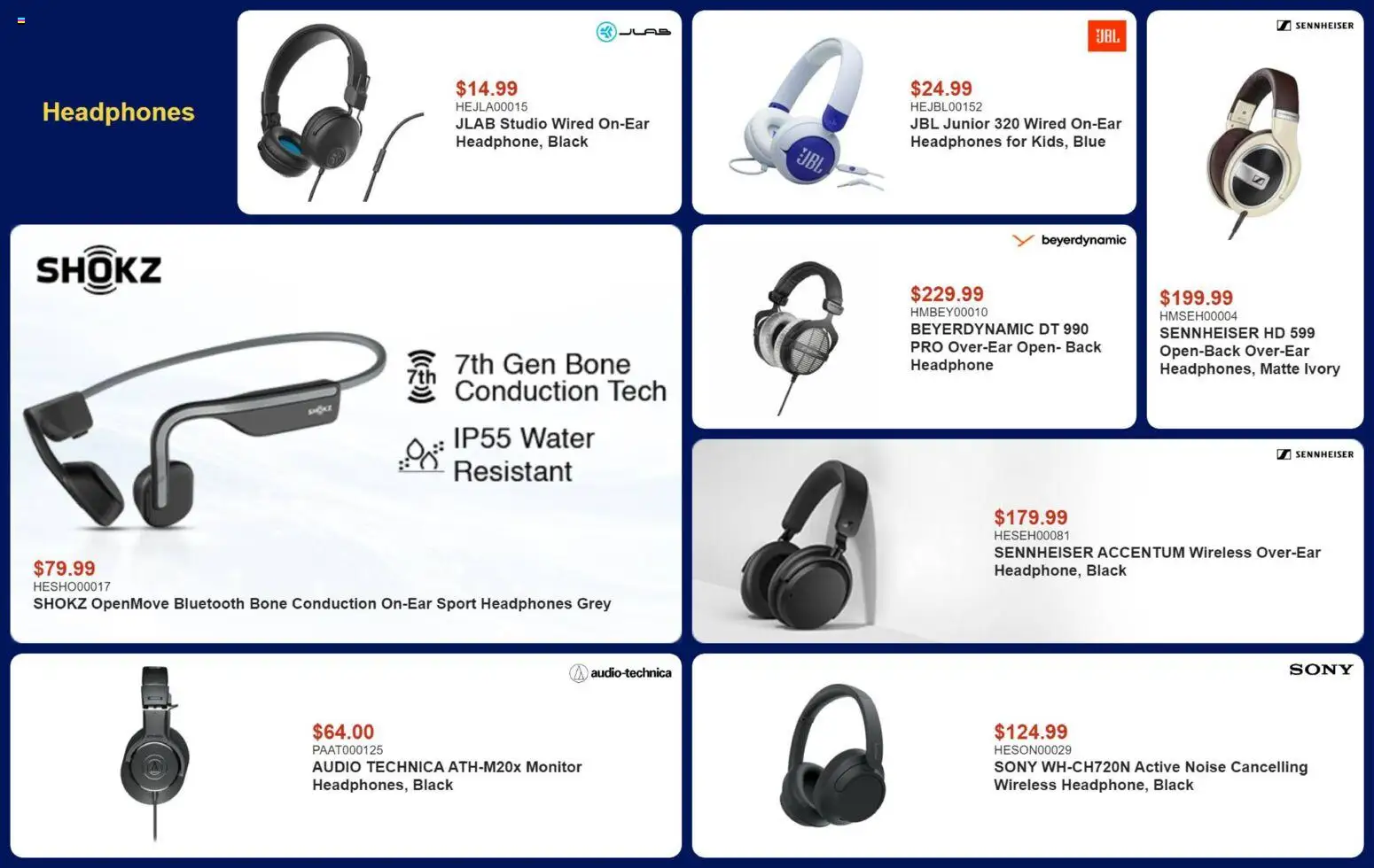 Canada Computers flyer valid from Aug 11, 2026 | Page: 7 | Products: Monitor, Audio, Water, Headphones