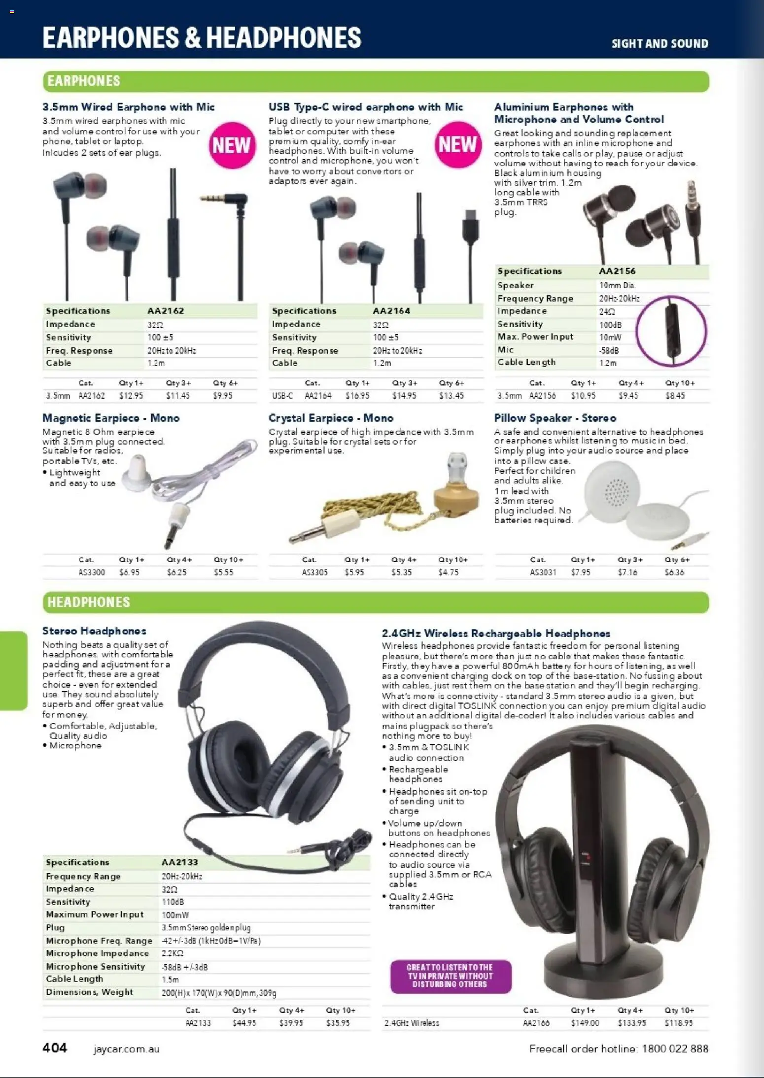 Jaycar catalogue - valid from 31/08/2026 | Page: 402 | Products: Tv, Cable, Portable, Safe