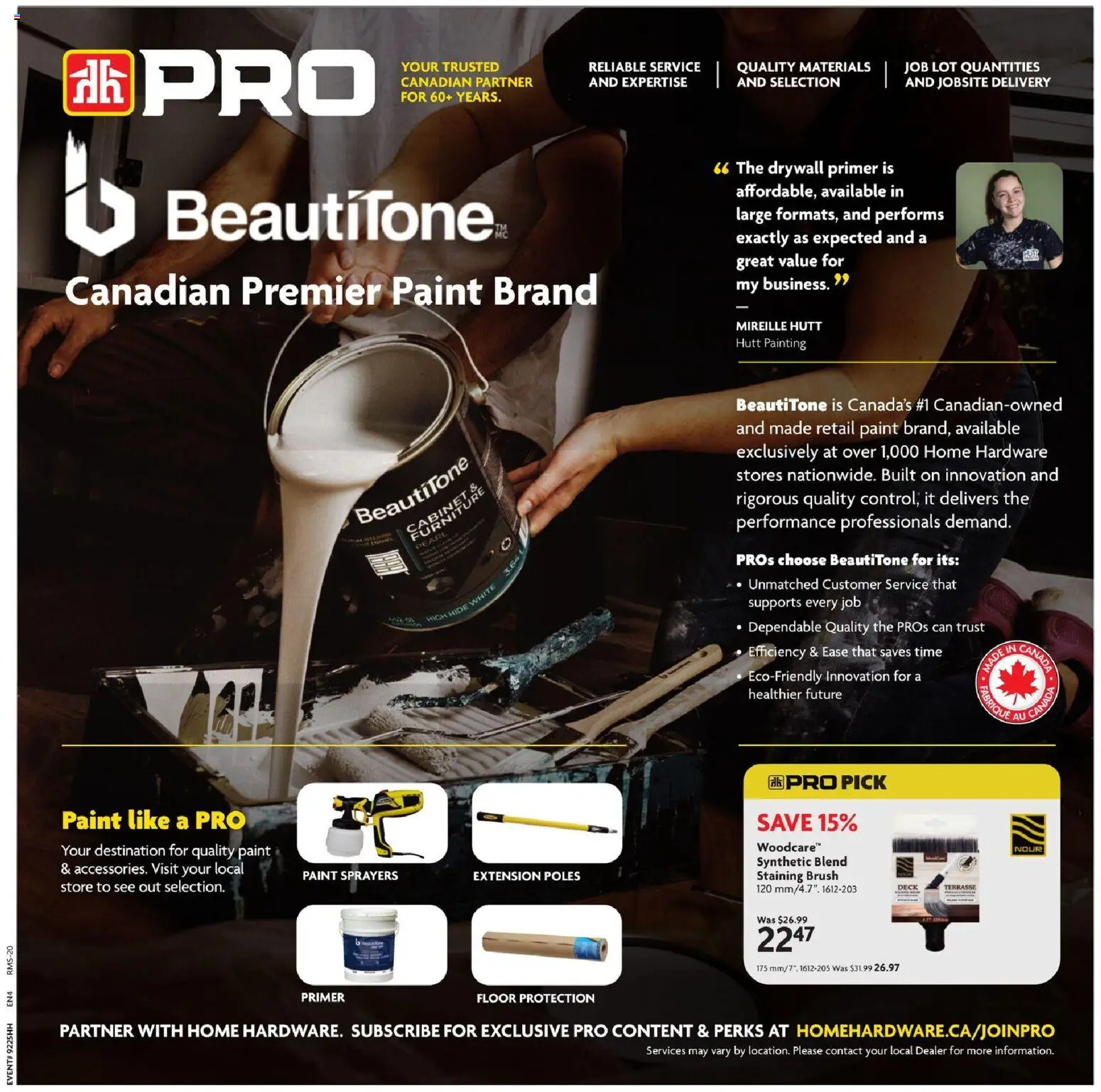 Home Hardware flyer valid from 18.06.2026 | Page: 8 | Products: Brush