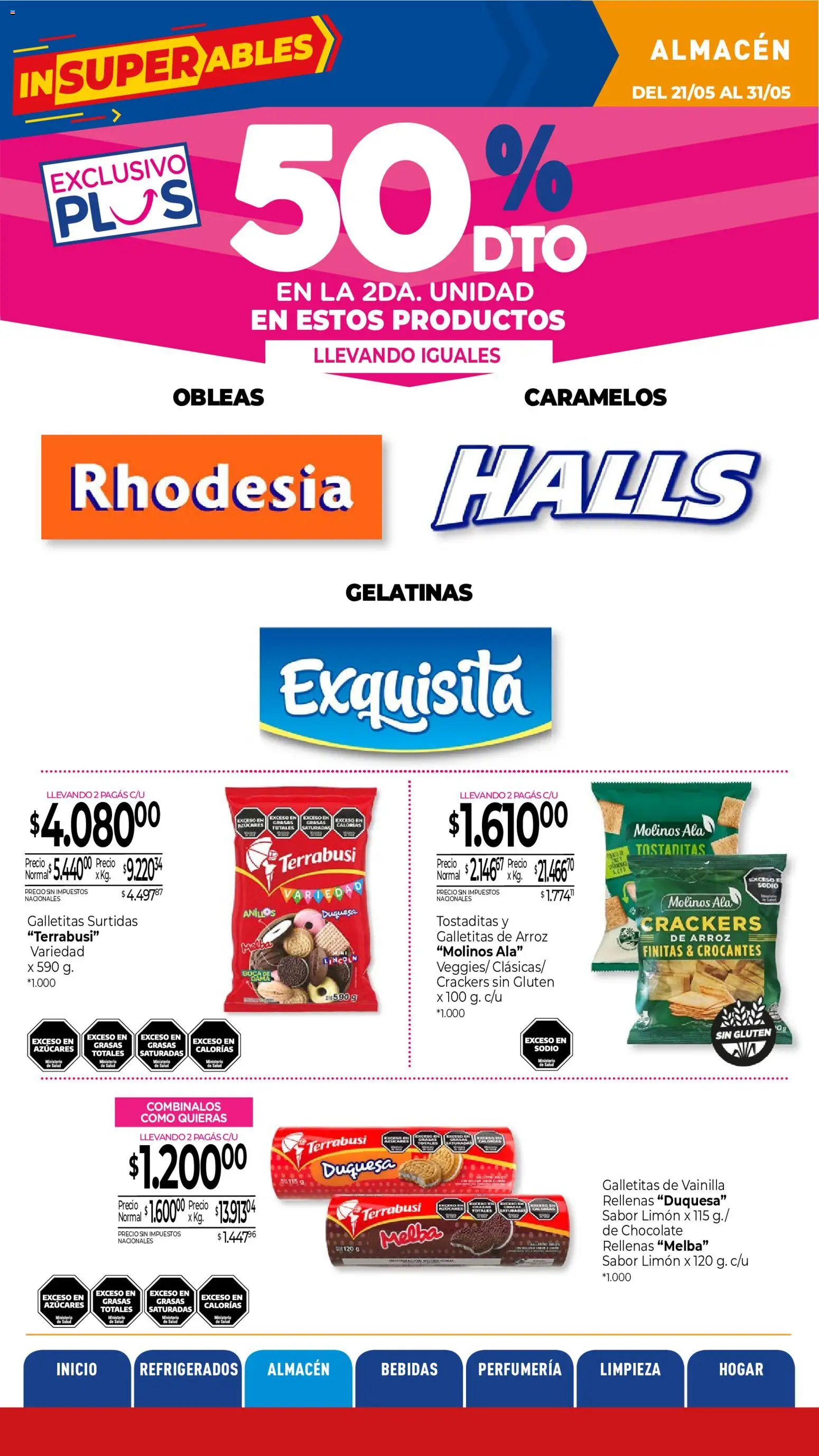 La Anonima catálogo │ válido desde el 21.05.2026 | Página: 13 | Productos: Azucar, Limón, Chocolate, Arroz