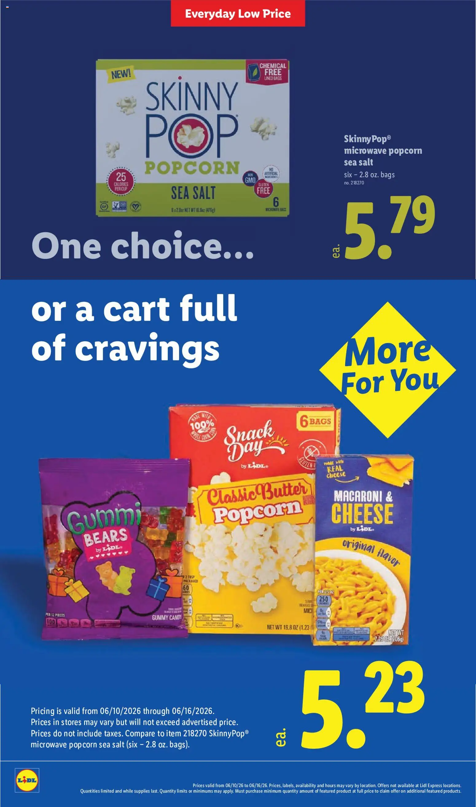 Lidl Weekly Ad - valid from 10.06.2026 | Page: 34 | Products: Butter, Cheese, Microwave, Salt