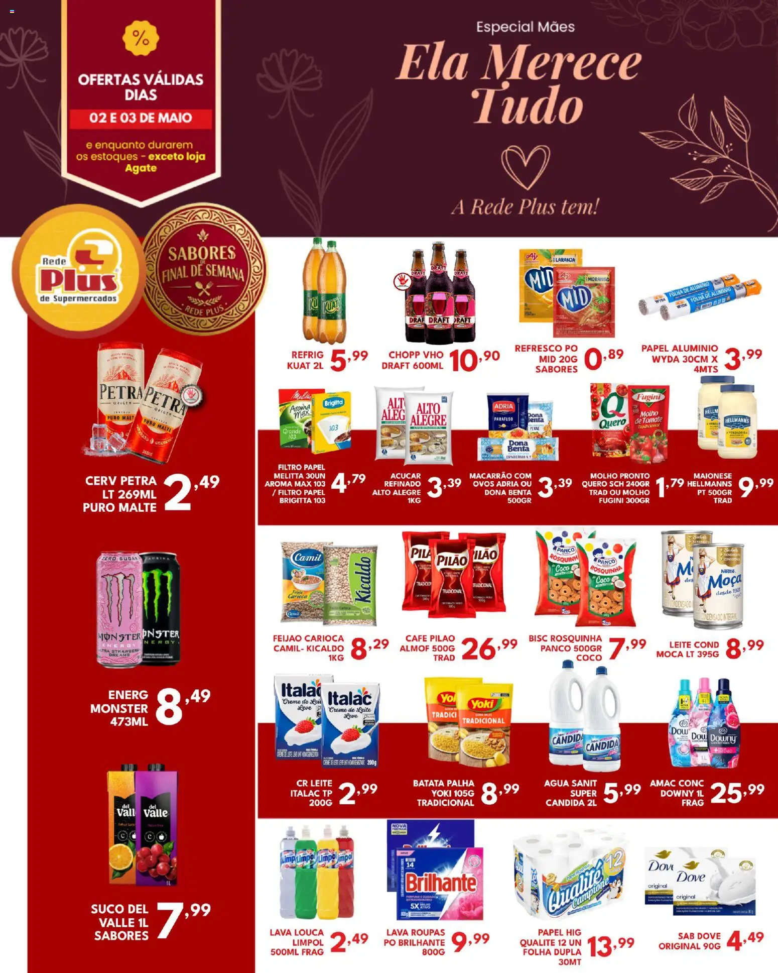 Rede Plus Supermercados Folheto - válido de 04.05.2026 | Página: 3 | Produtos: Coco, Café, Batata palha, Rosquinha