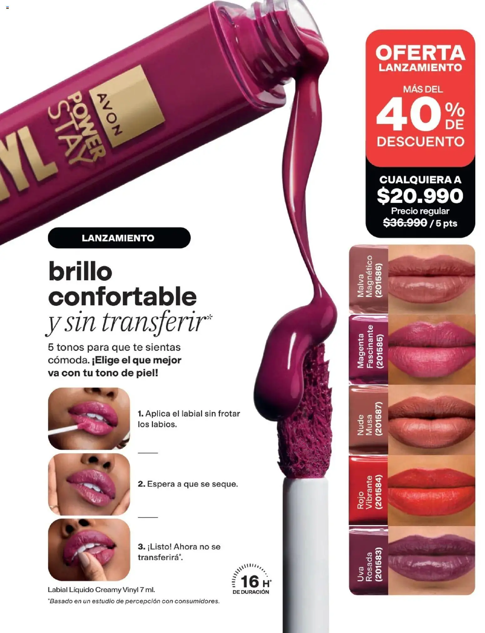 Avon revista - valida desde el 15/07/2026 | Página: 8 | Productos: Té, Brillo