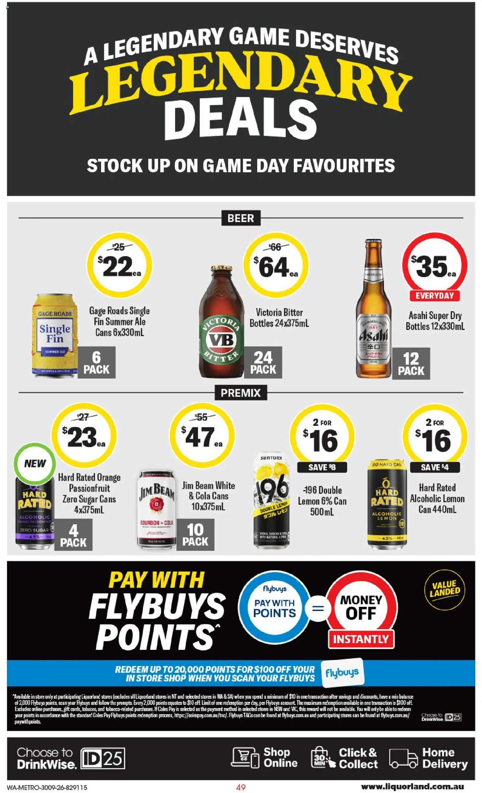 Coles catalogue - valid from 30/09/2026 | Page: 49 | Products: Whiskey, Irish whiskey, Jack Daniel’s, Jameson